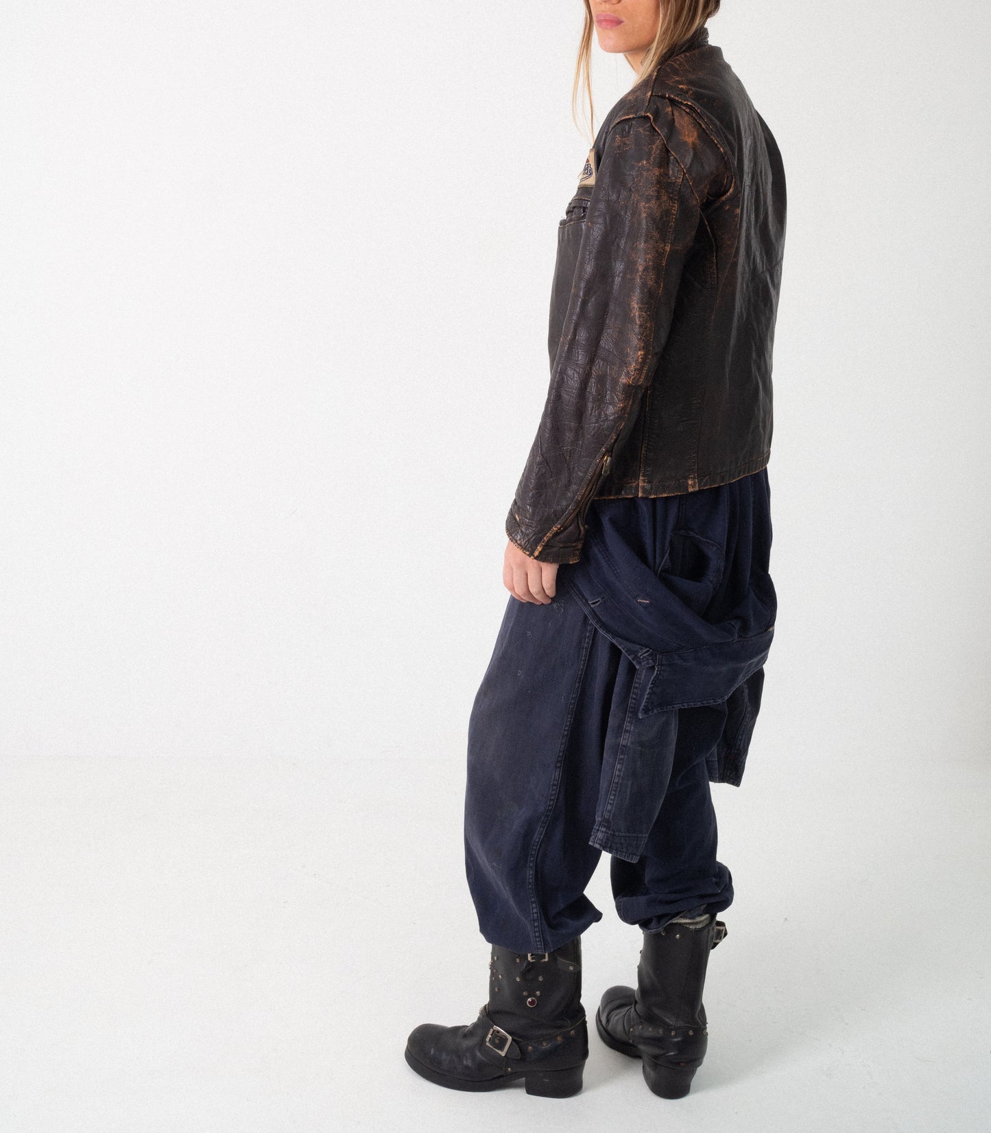 LATE 1940S OVERALL BLUE