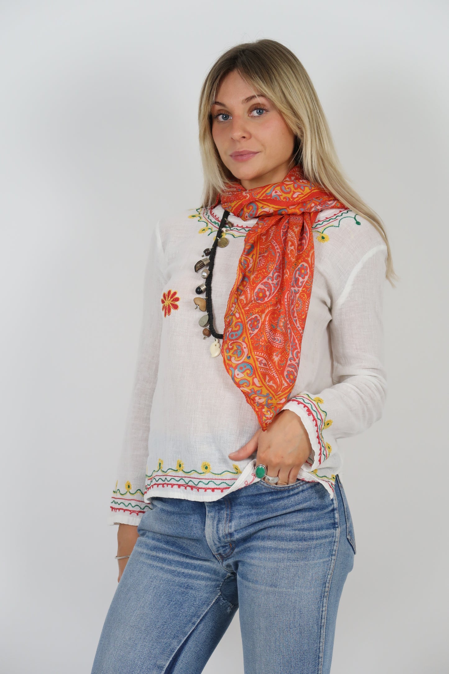 1970s silk scarf