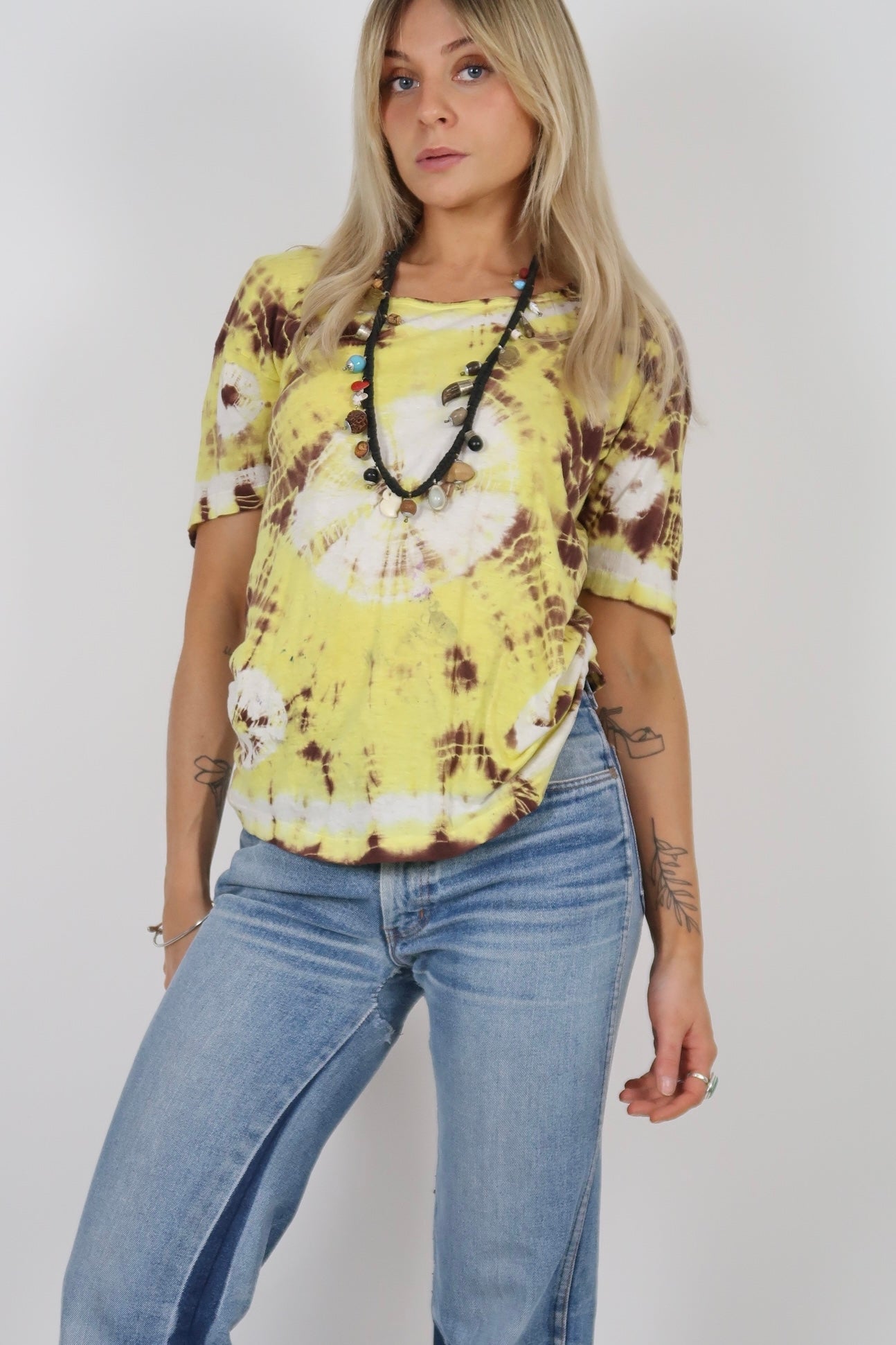 1970s tie dye cotton tshirt