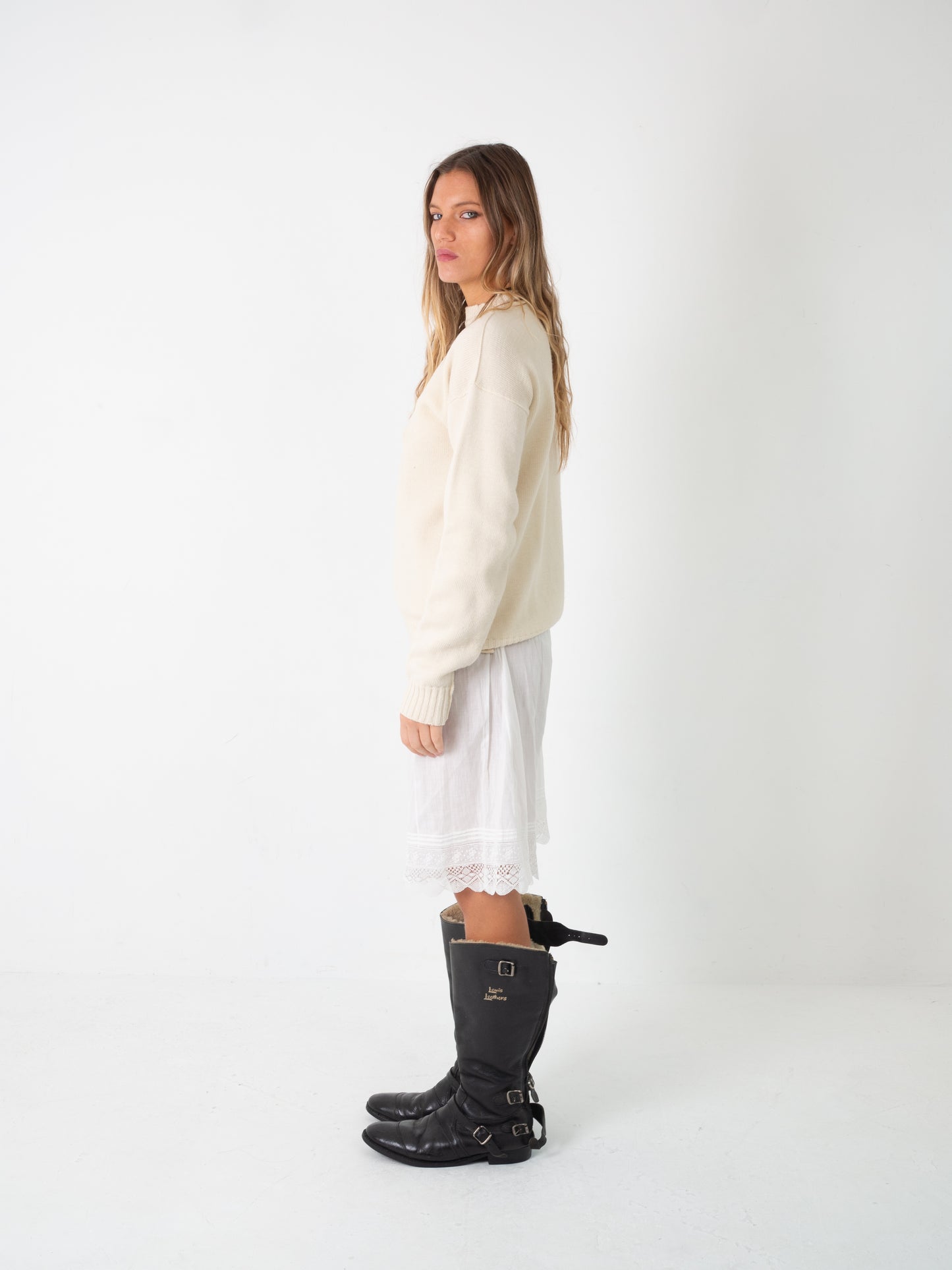 1960s WOOL ANCHOR KNIT