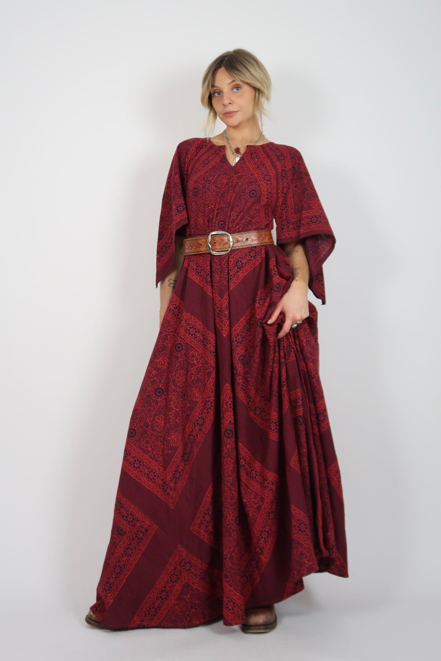 1970s Ayesha Davar maxi dress