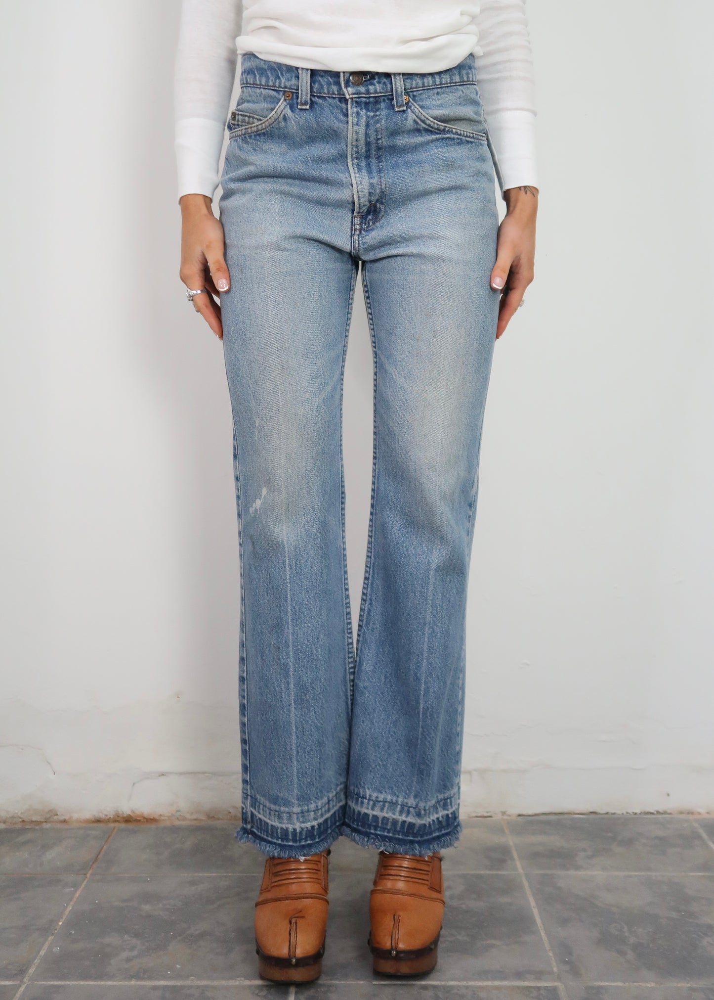 1970s Levi’s with fray hem