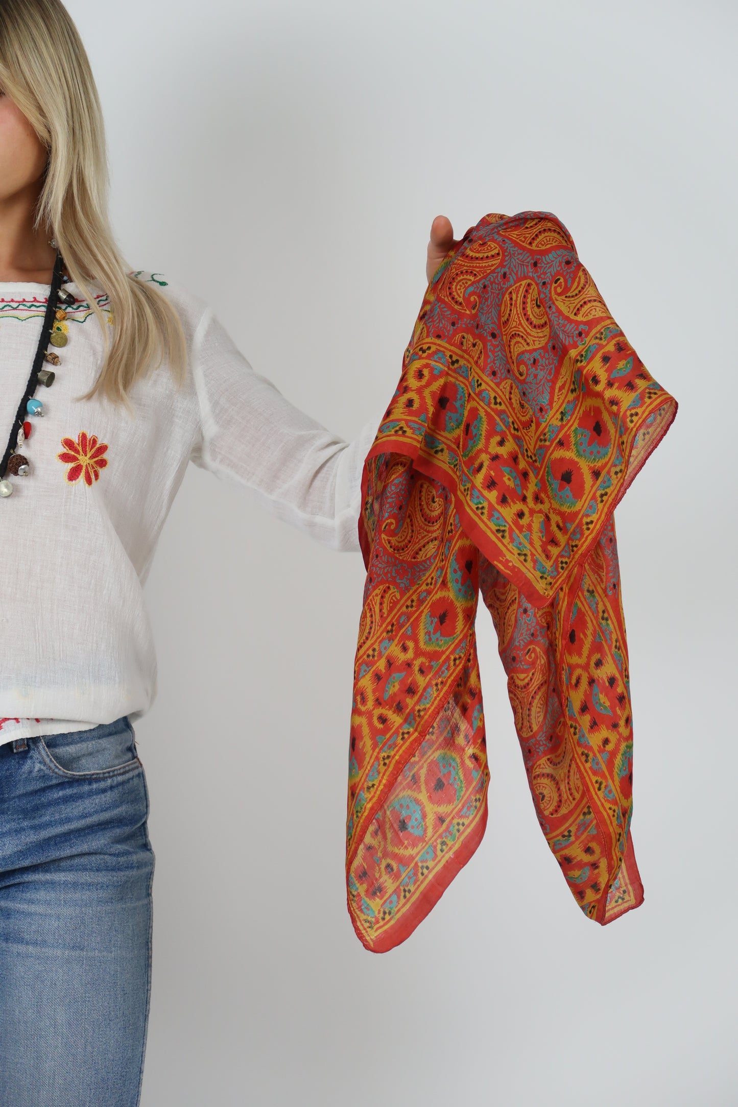 1970s silk scarf