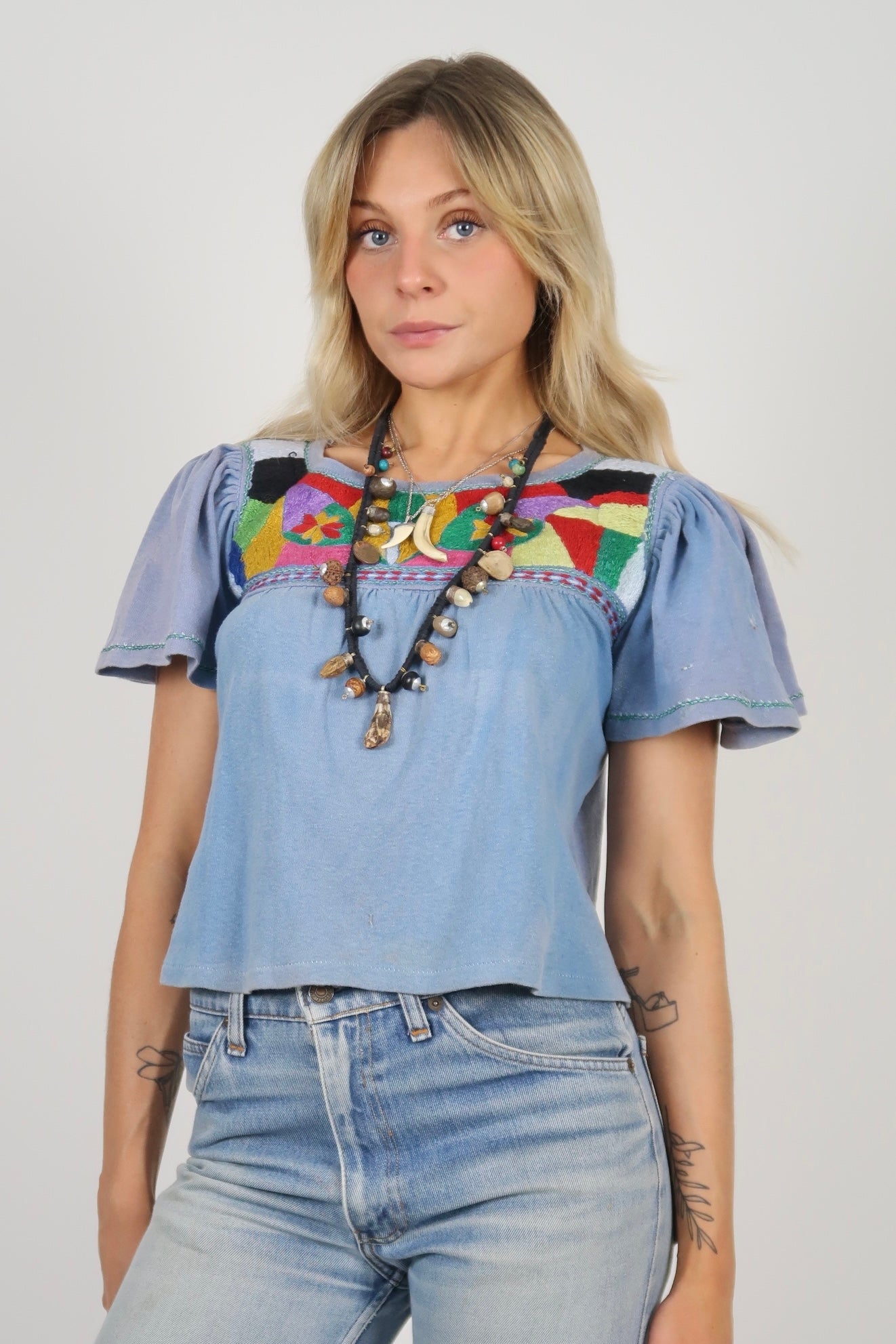 Early Biba hippie cotton tshirt