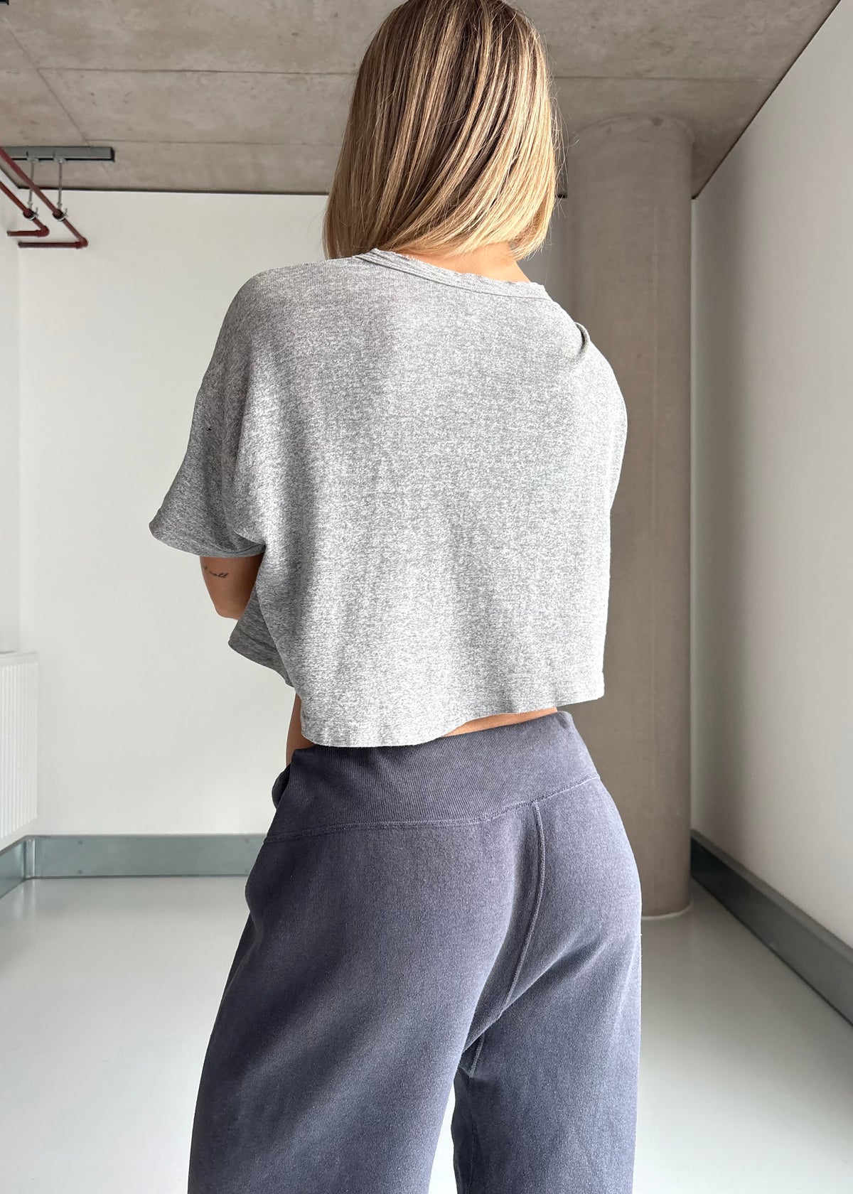 60s champion cropped tee