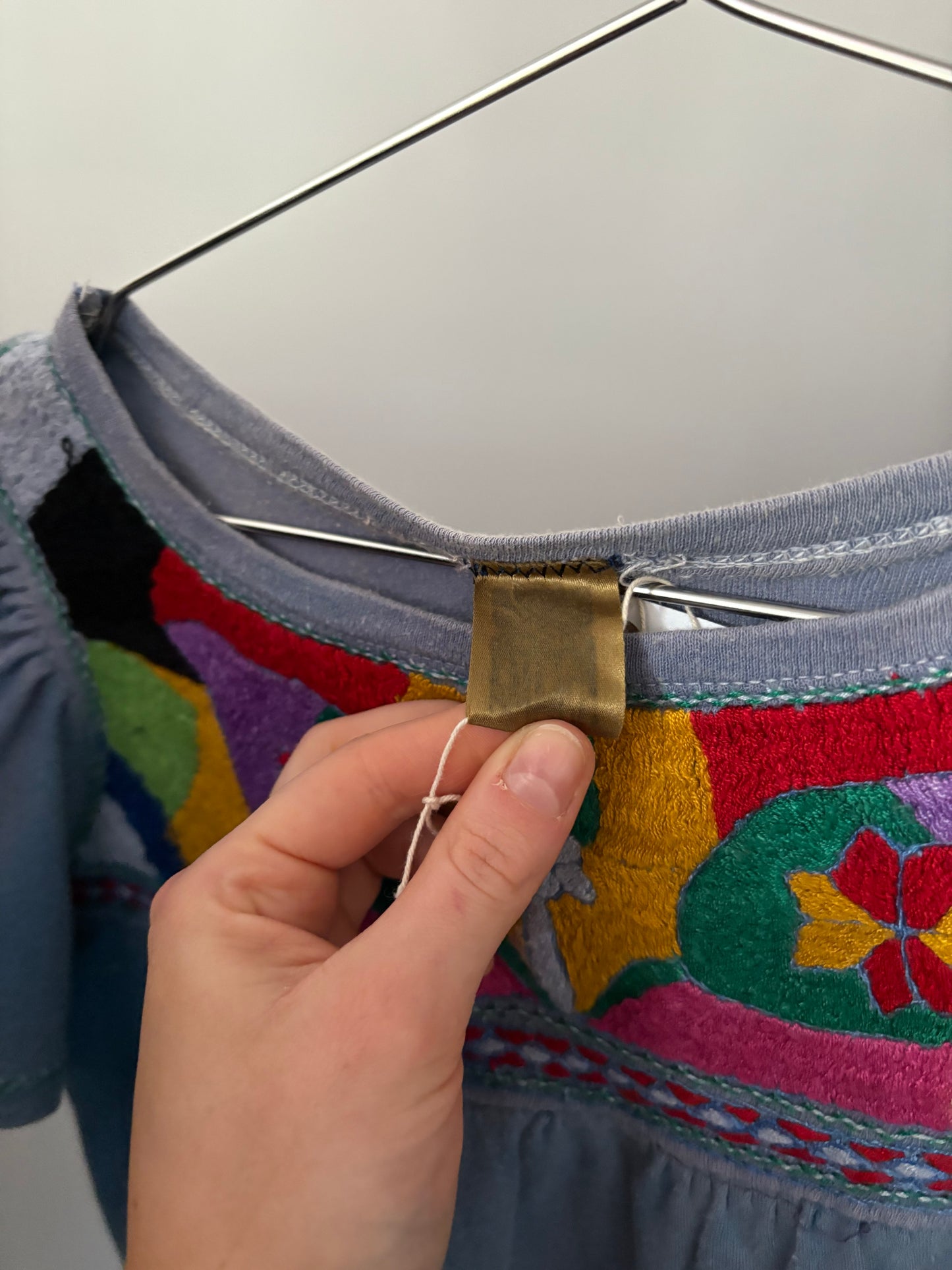 Early Biba hippie cotton tshirt