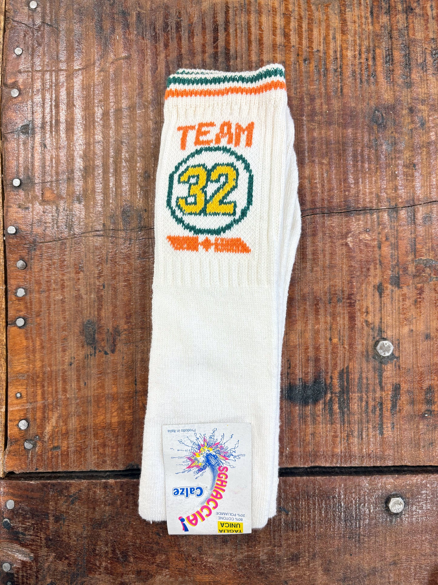 80s sports long socks