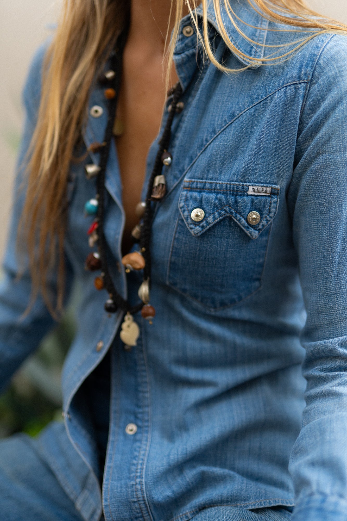 GUL AND BLA DENIM SHIRT