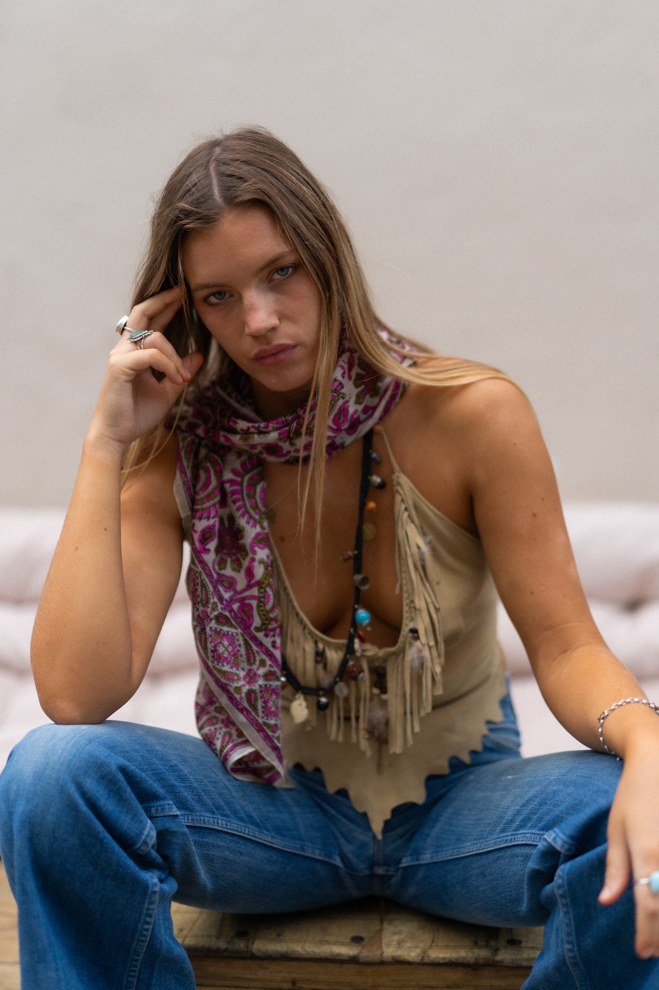 INDIAN SILK SCARF