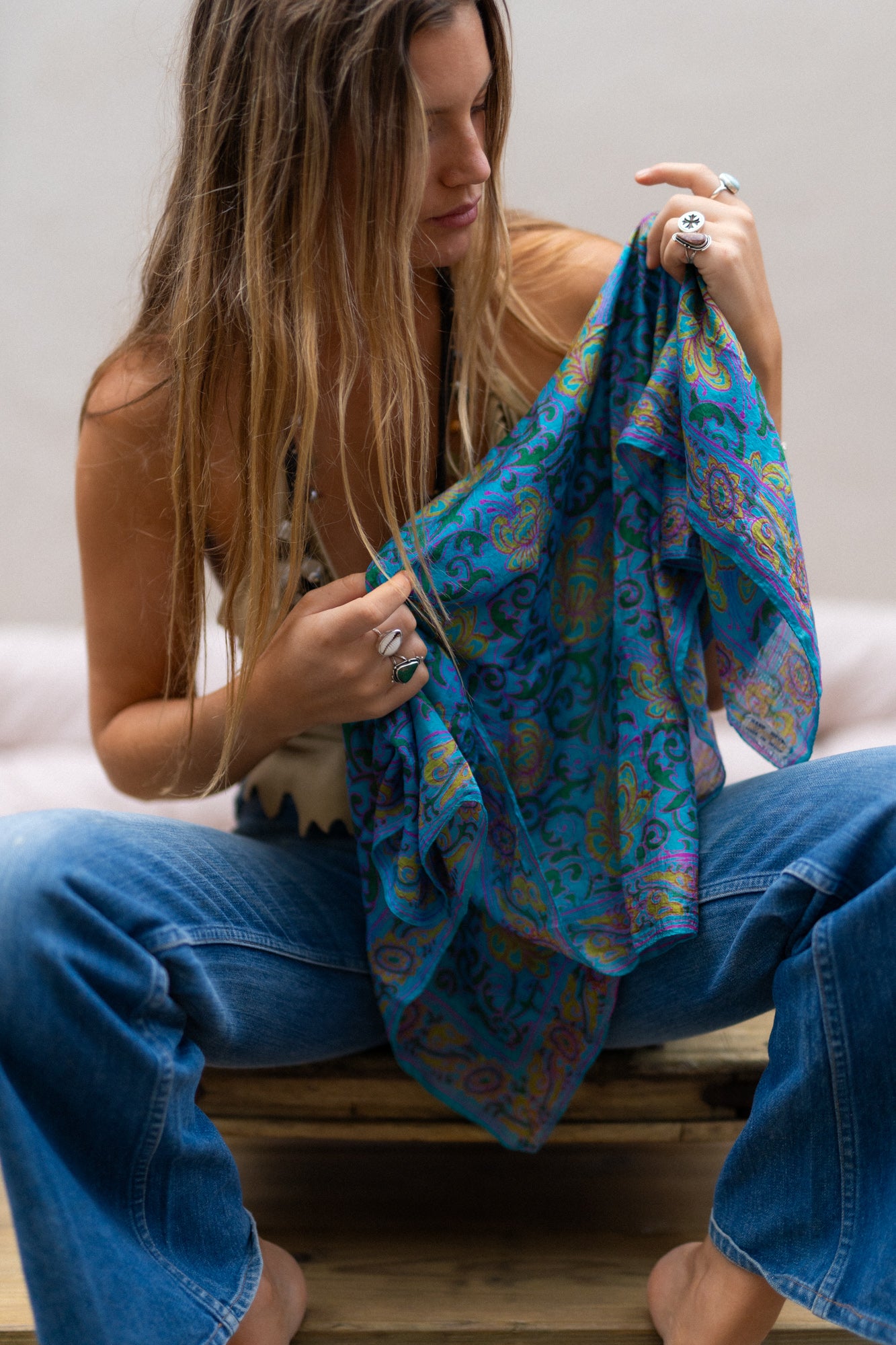 INDIAN SILK SCARF