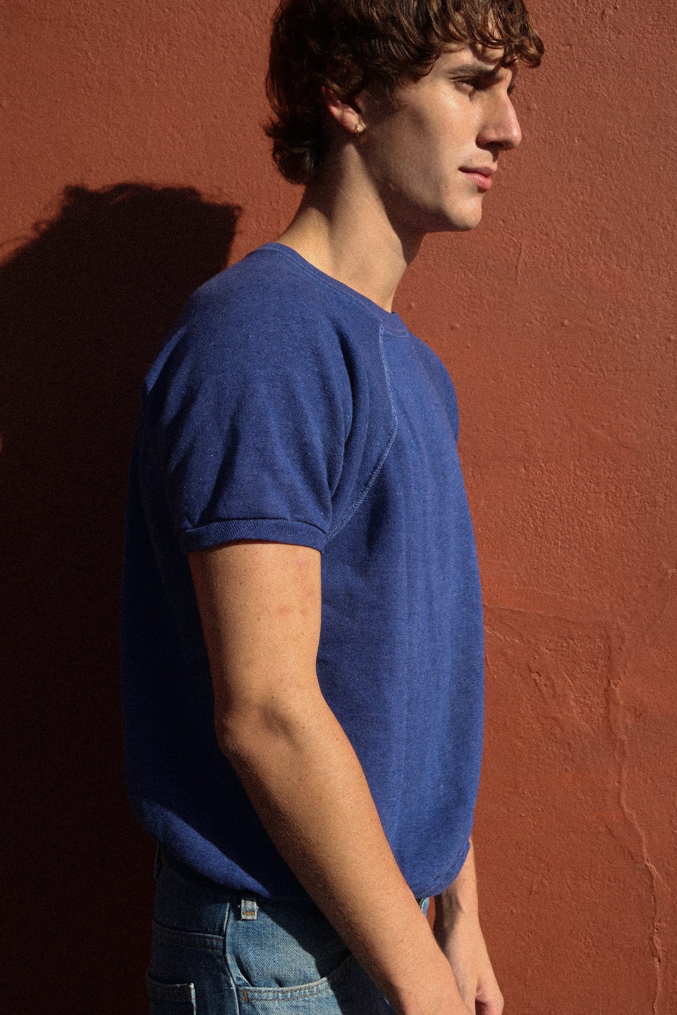1960s blue sweatshirt