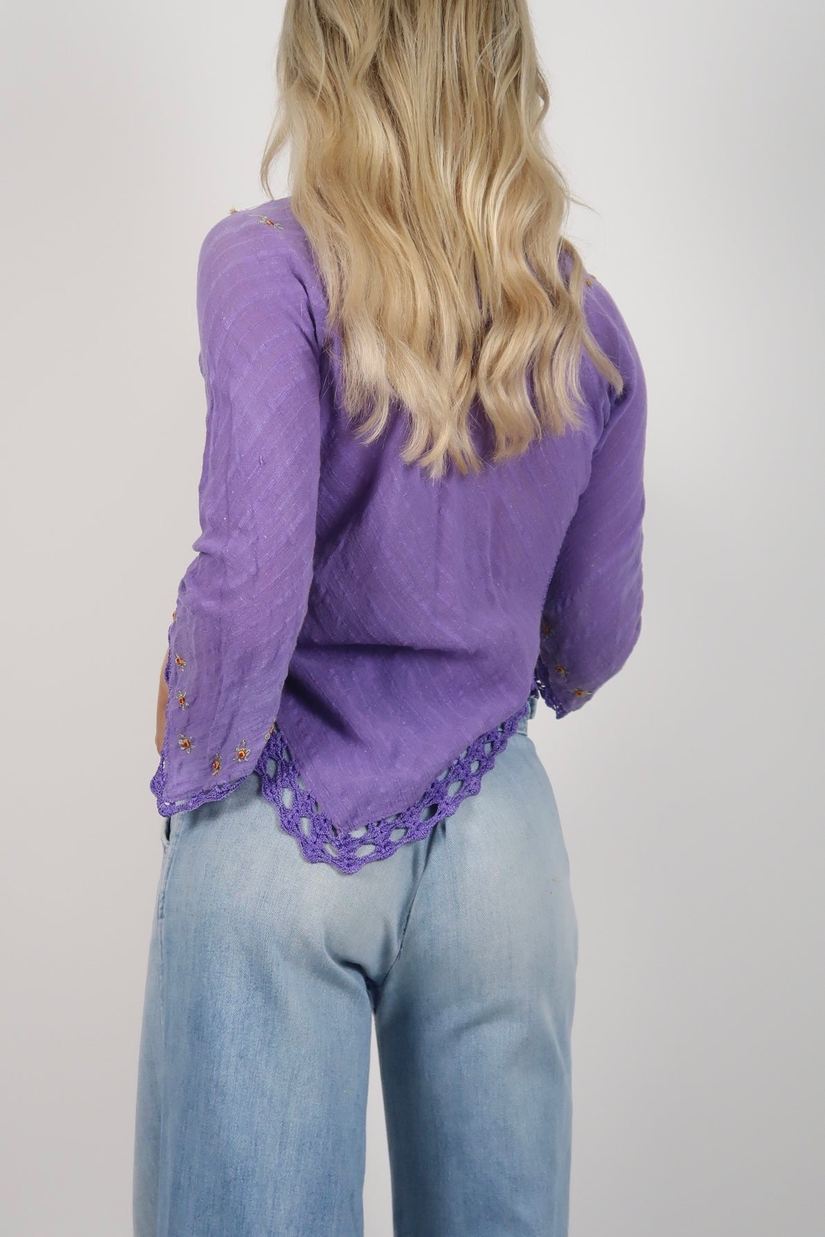 Late 1960s cotton hippie top