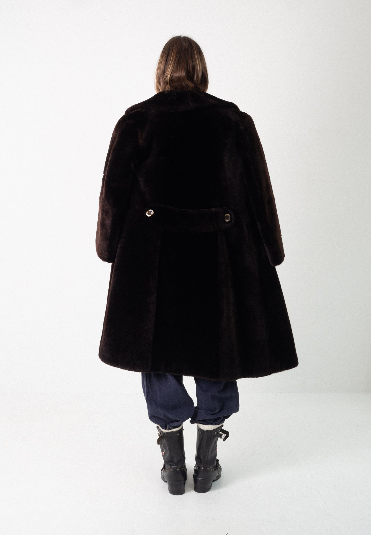 1960S SHORT PILE SHEEPSKIN COAT