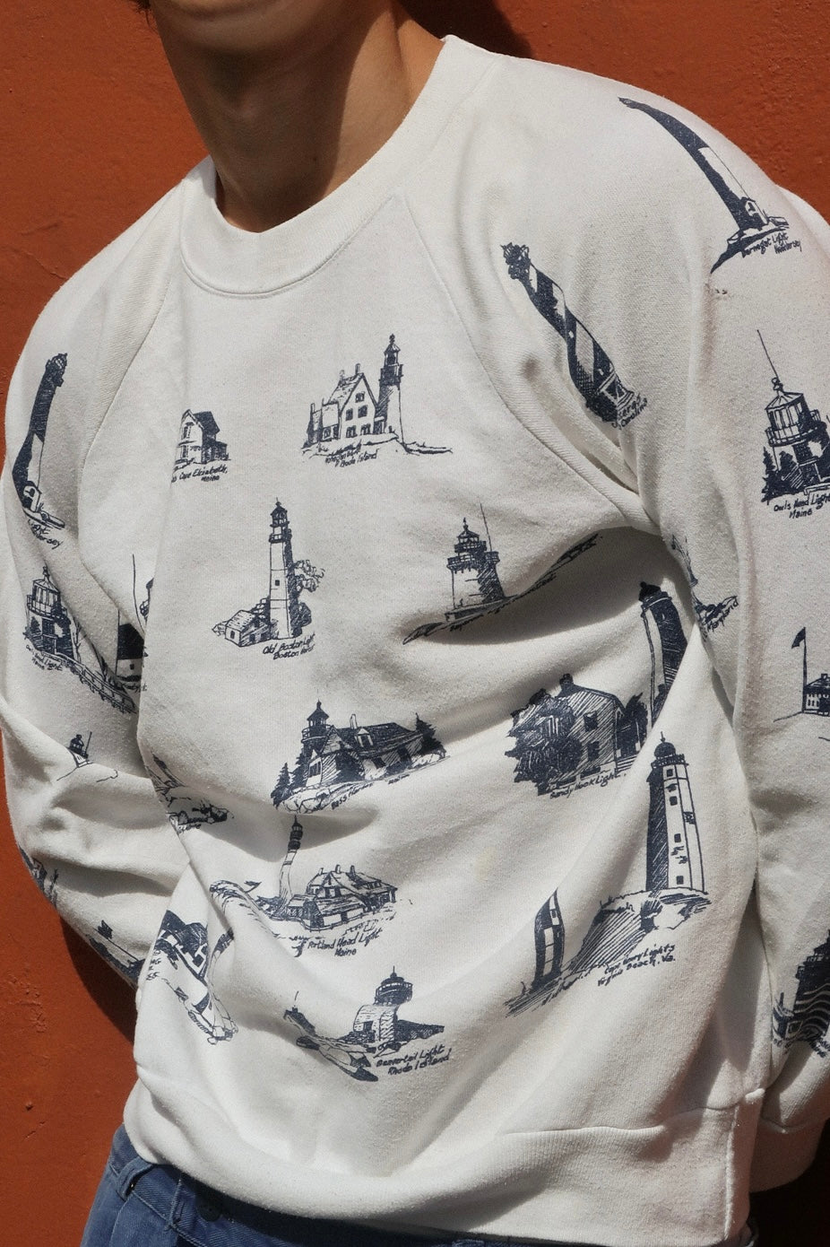 80s printed sweatshirt