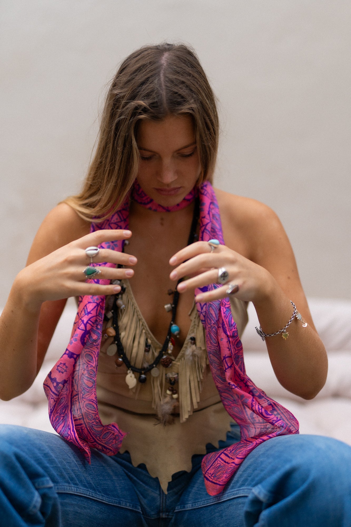INDIAN SILK SCARF