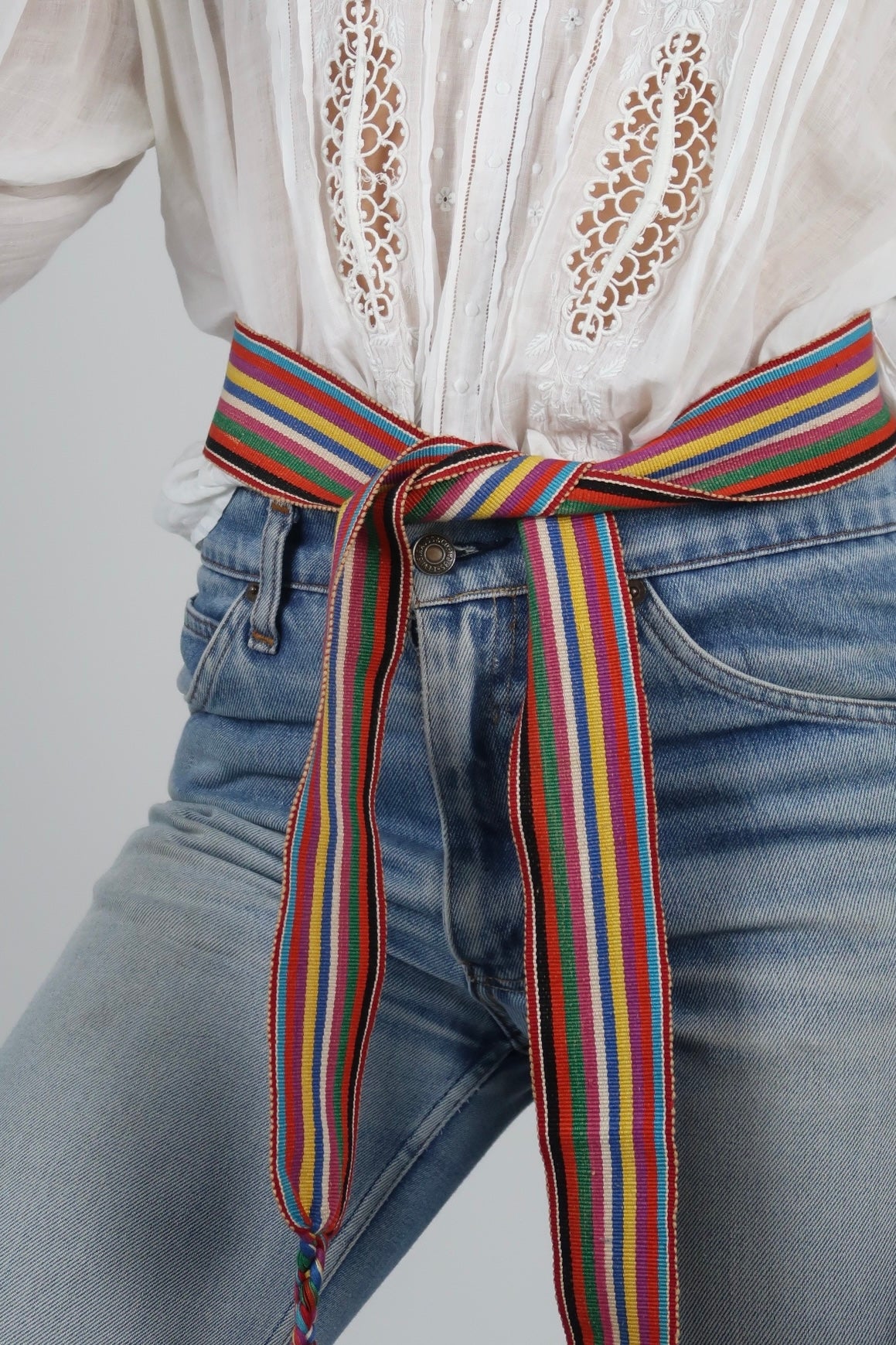 Rope strap belt