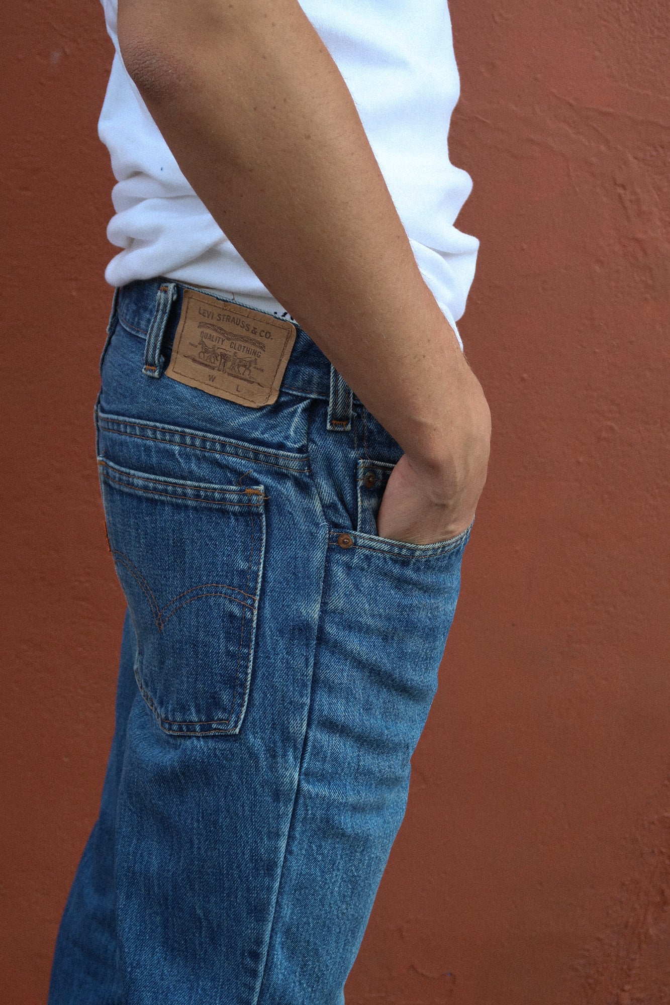 1980s orange tab Levi’s 1