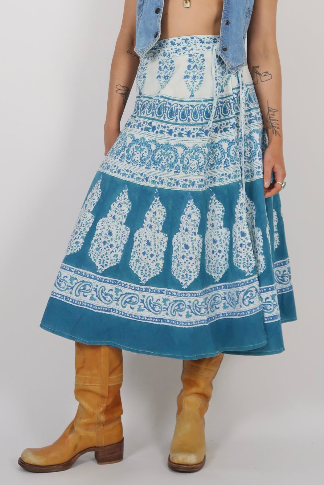 1970s Phool midi skirt