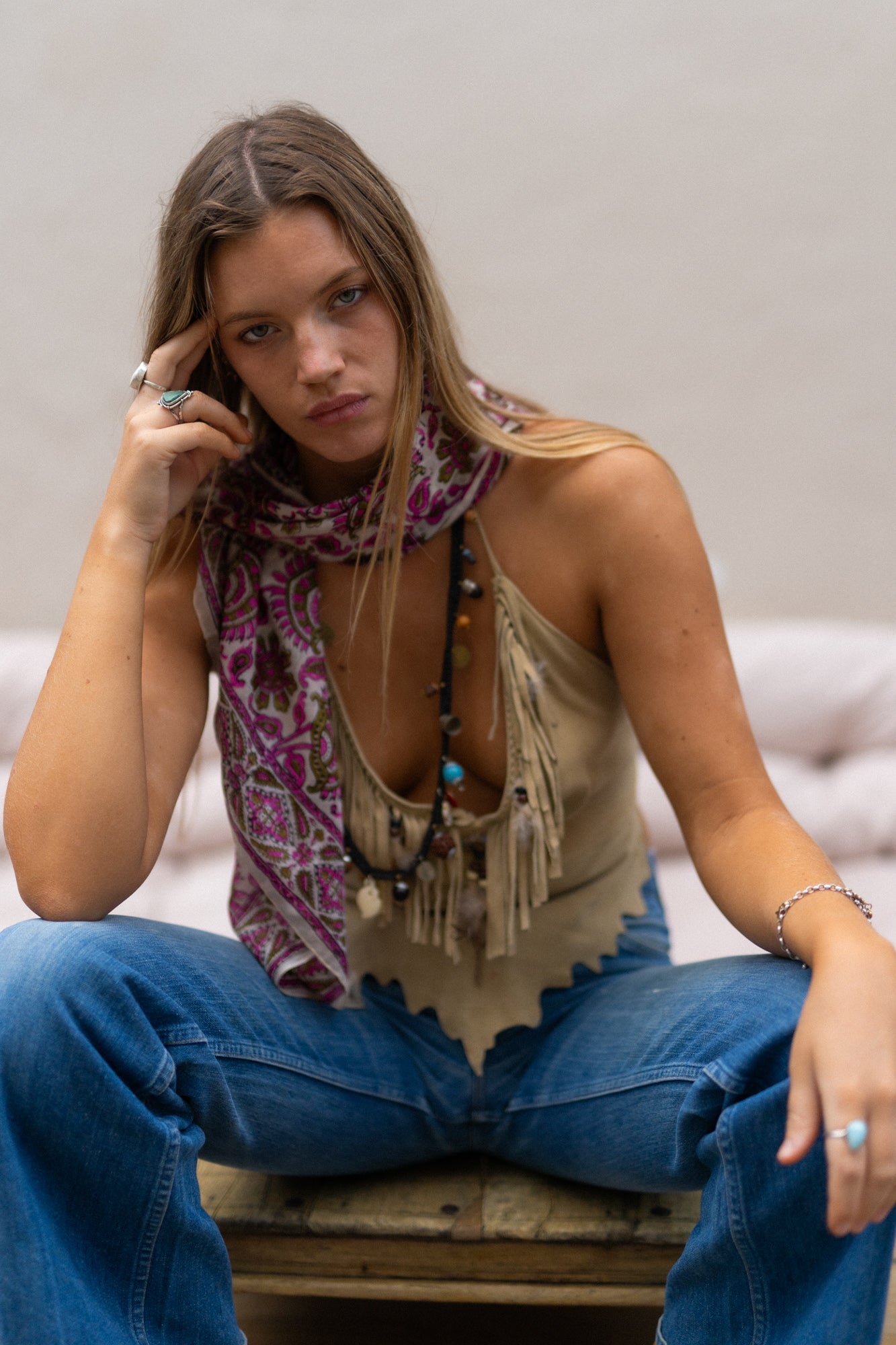 INDIAN SILK SCARF