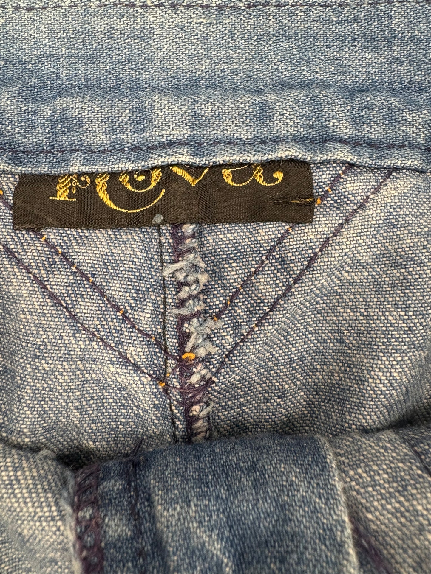 1970s cropped jeans