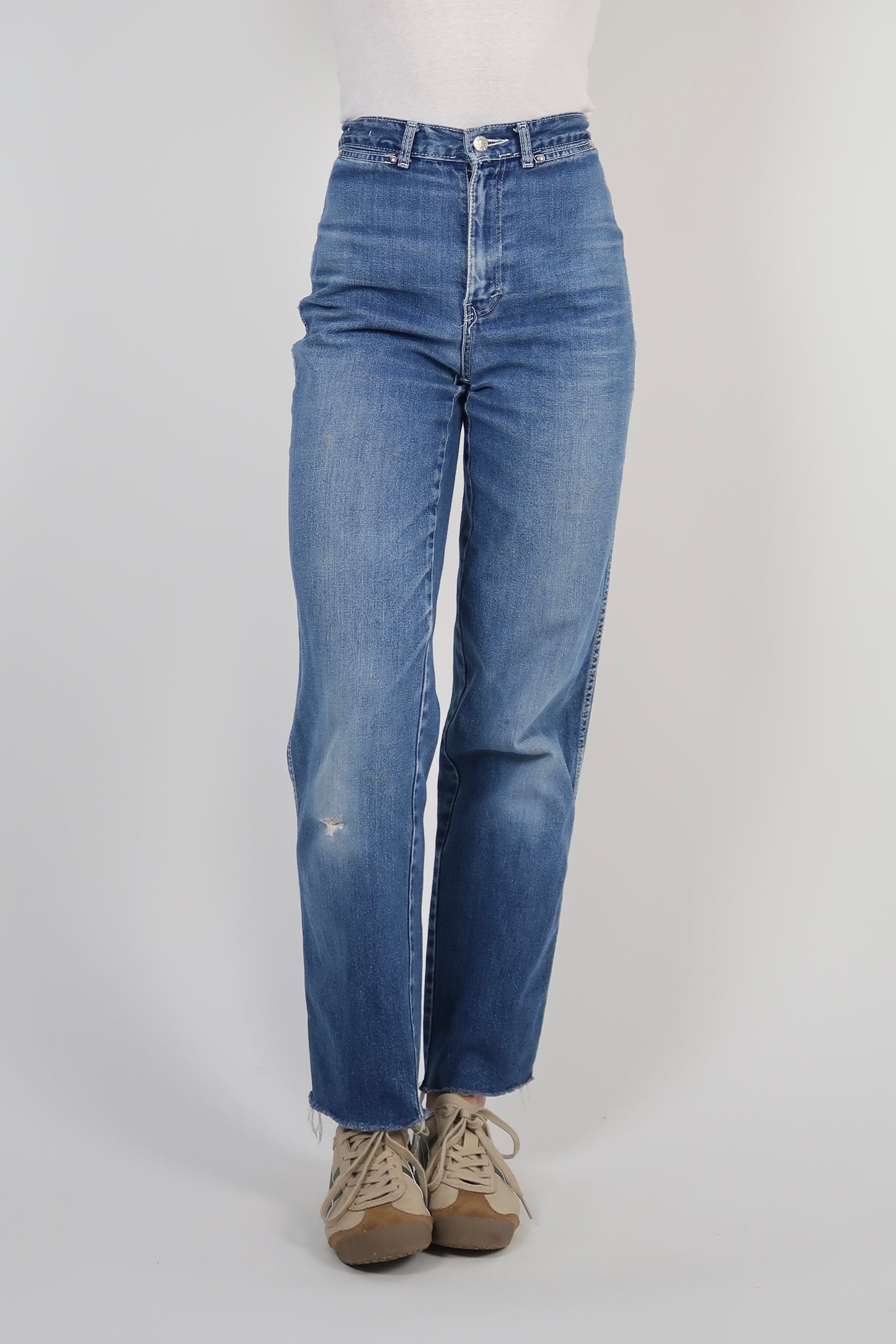 Late 1970s palm tree jeans