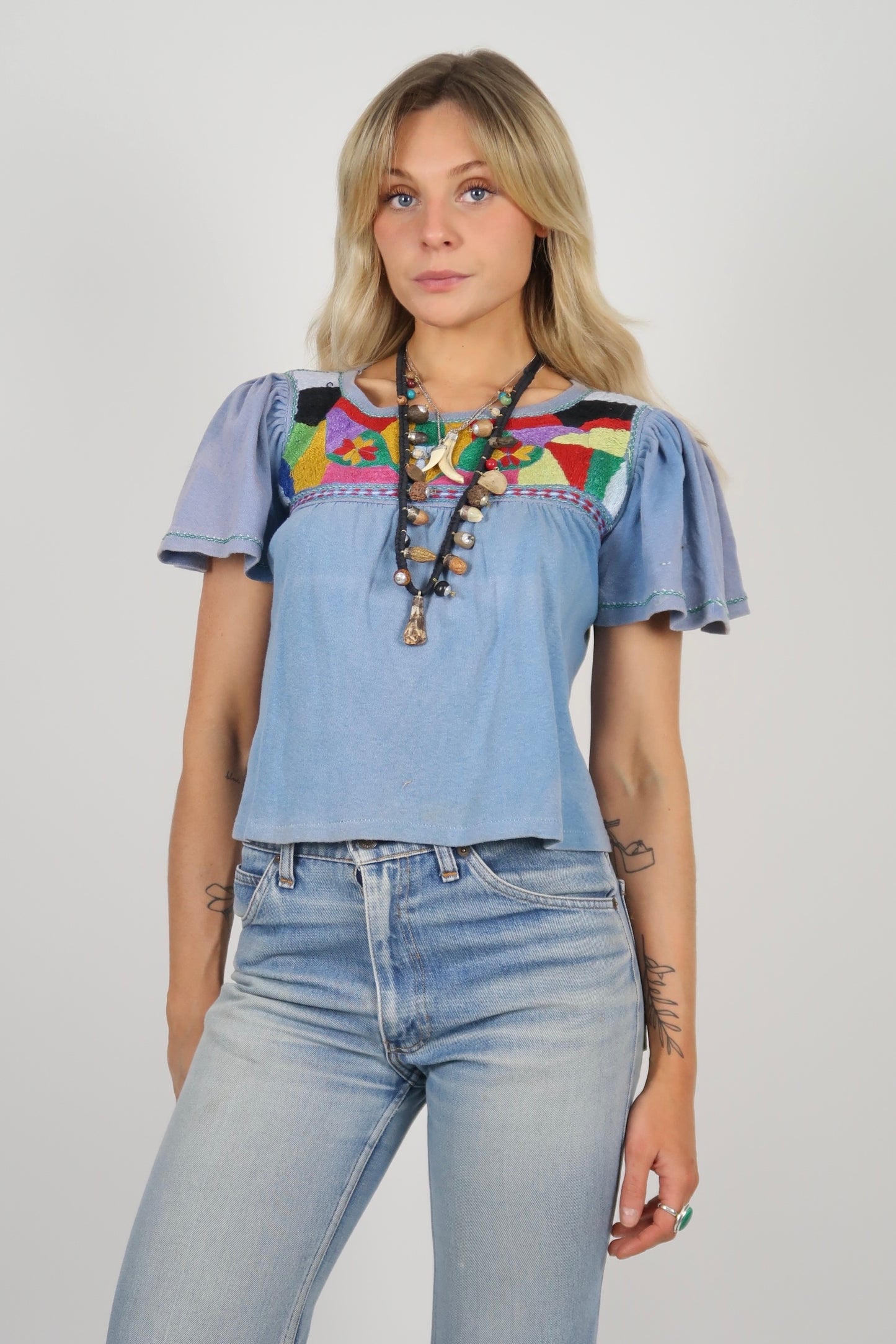 Early Biba hippie cotton tshirt