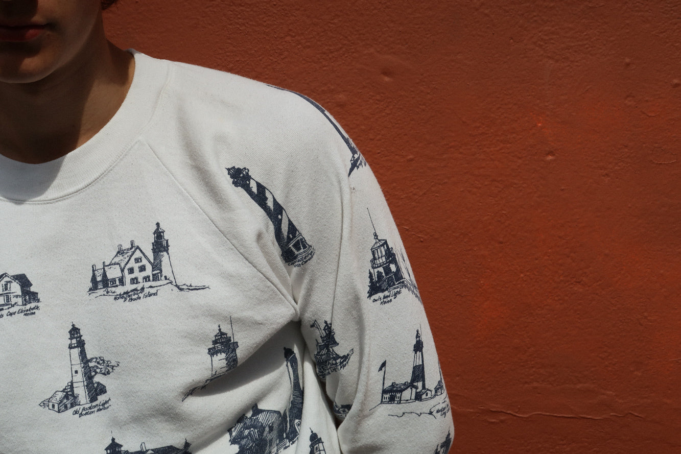 80s printed sweatshirt