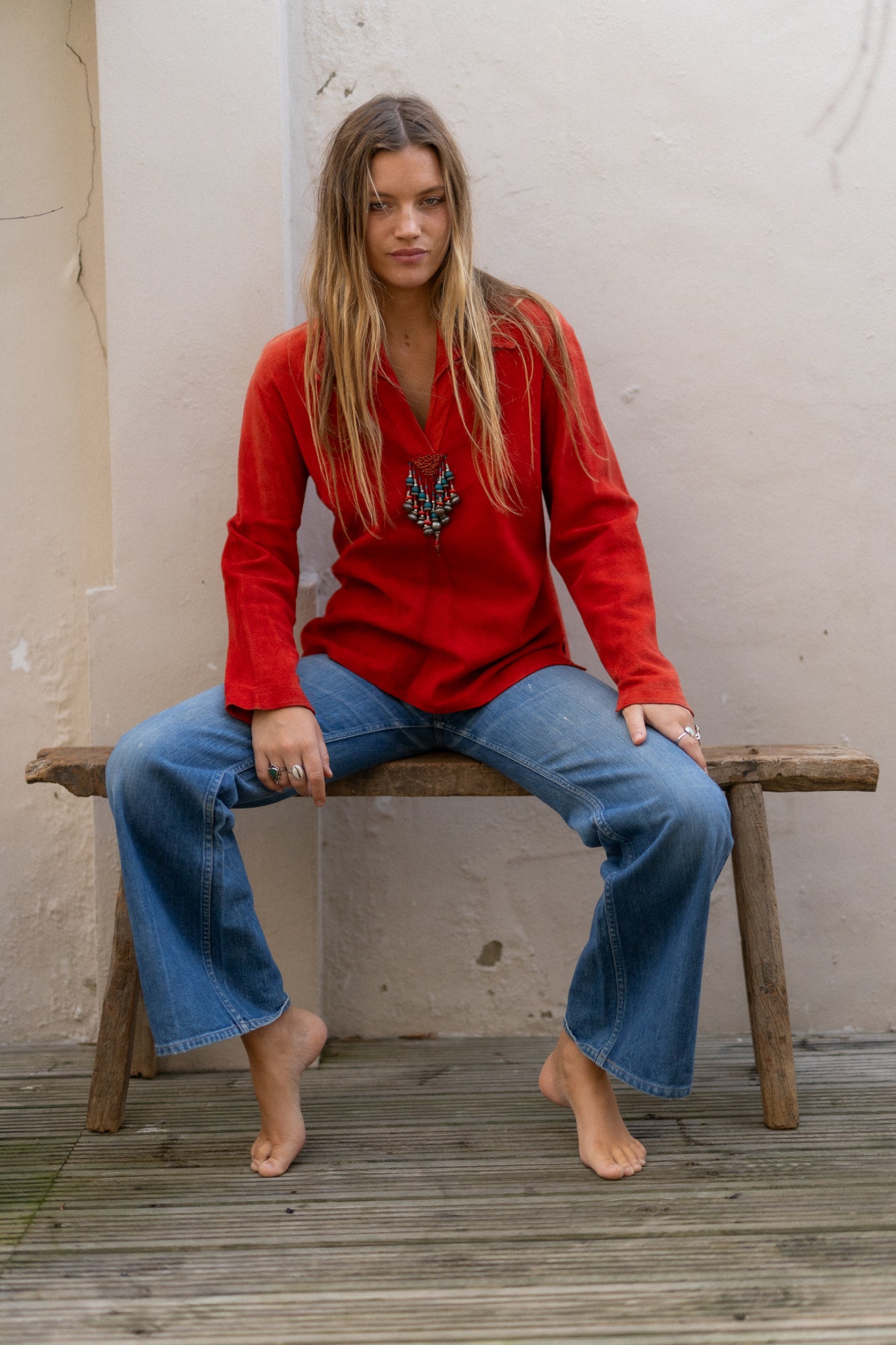 SUEDE HIPPIE SHIRT