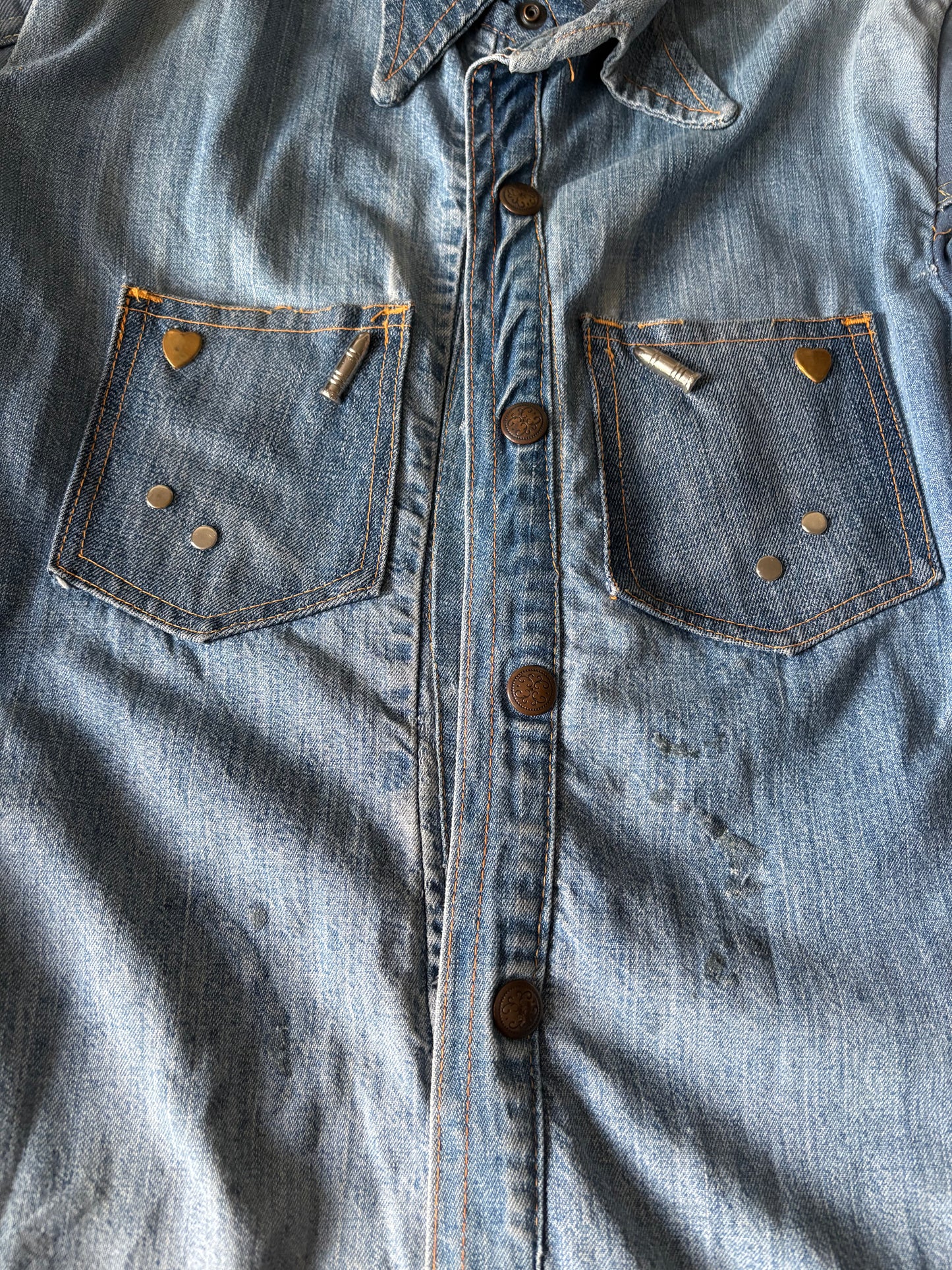 60s customised denim shirt