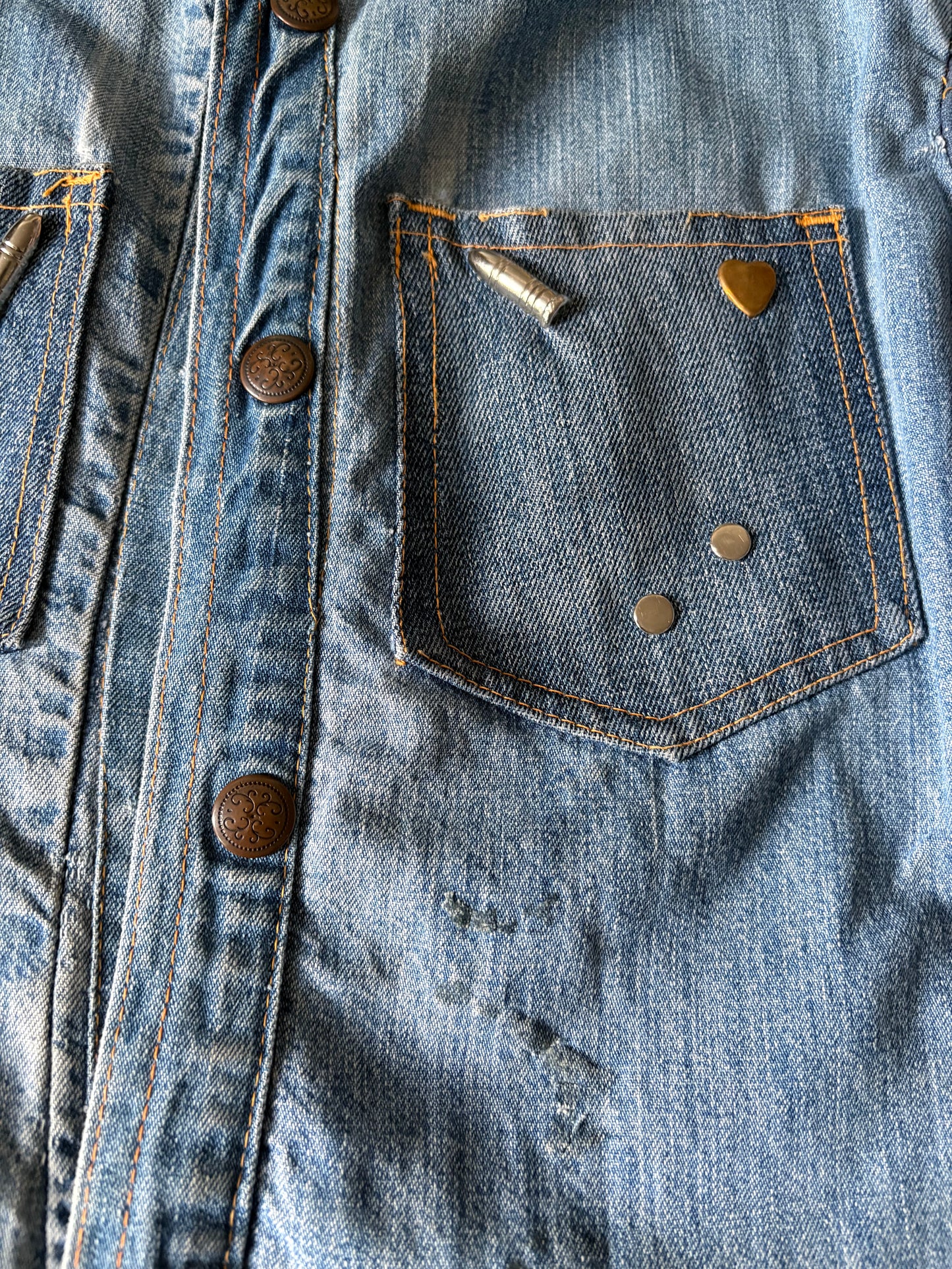 60s customised denim shirt