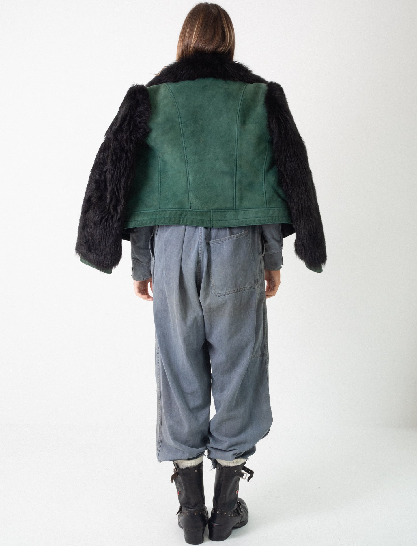 1970S CROPPED SHEEPSKIN COAT