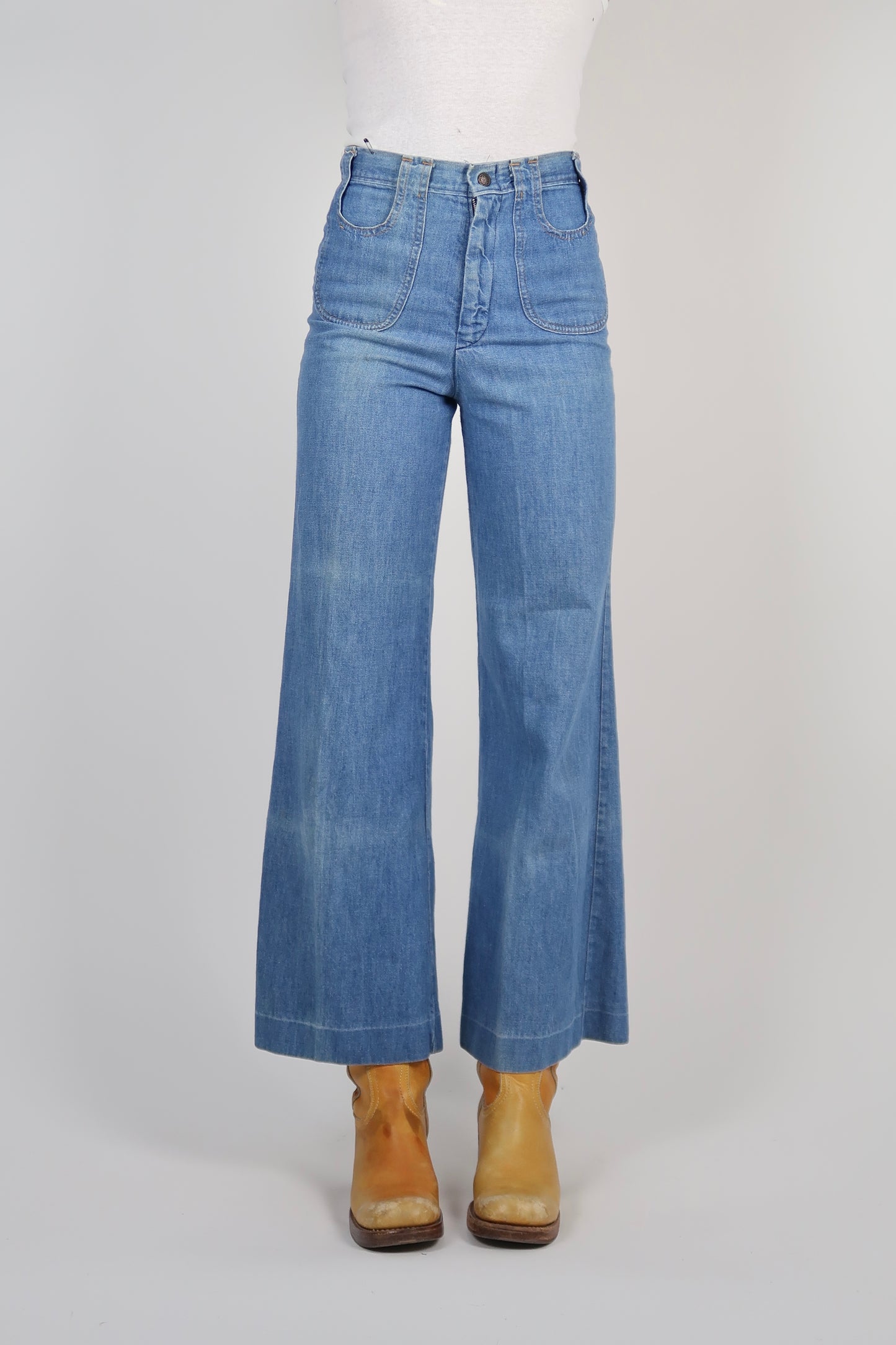 1970s cropped jeans