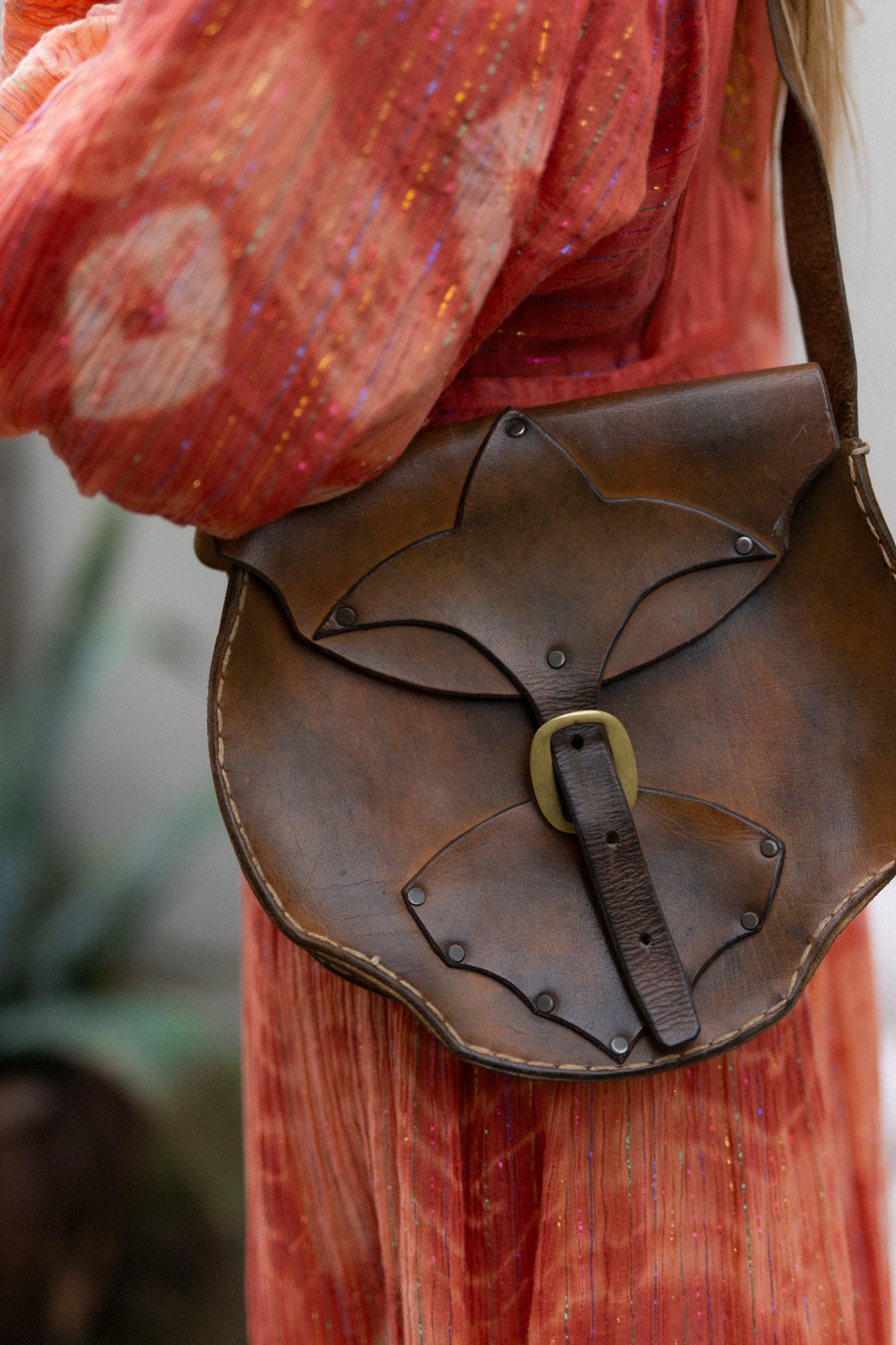 LEATHER CROSS BODY BAG