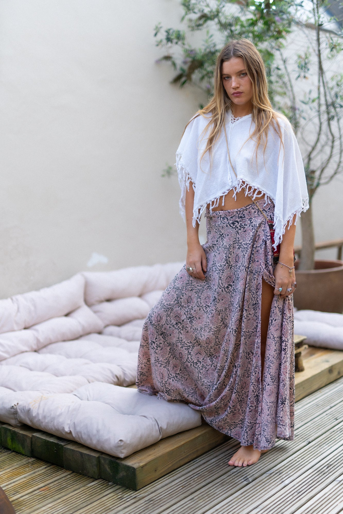 1960s cheesecloth poncho