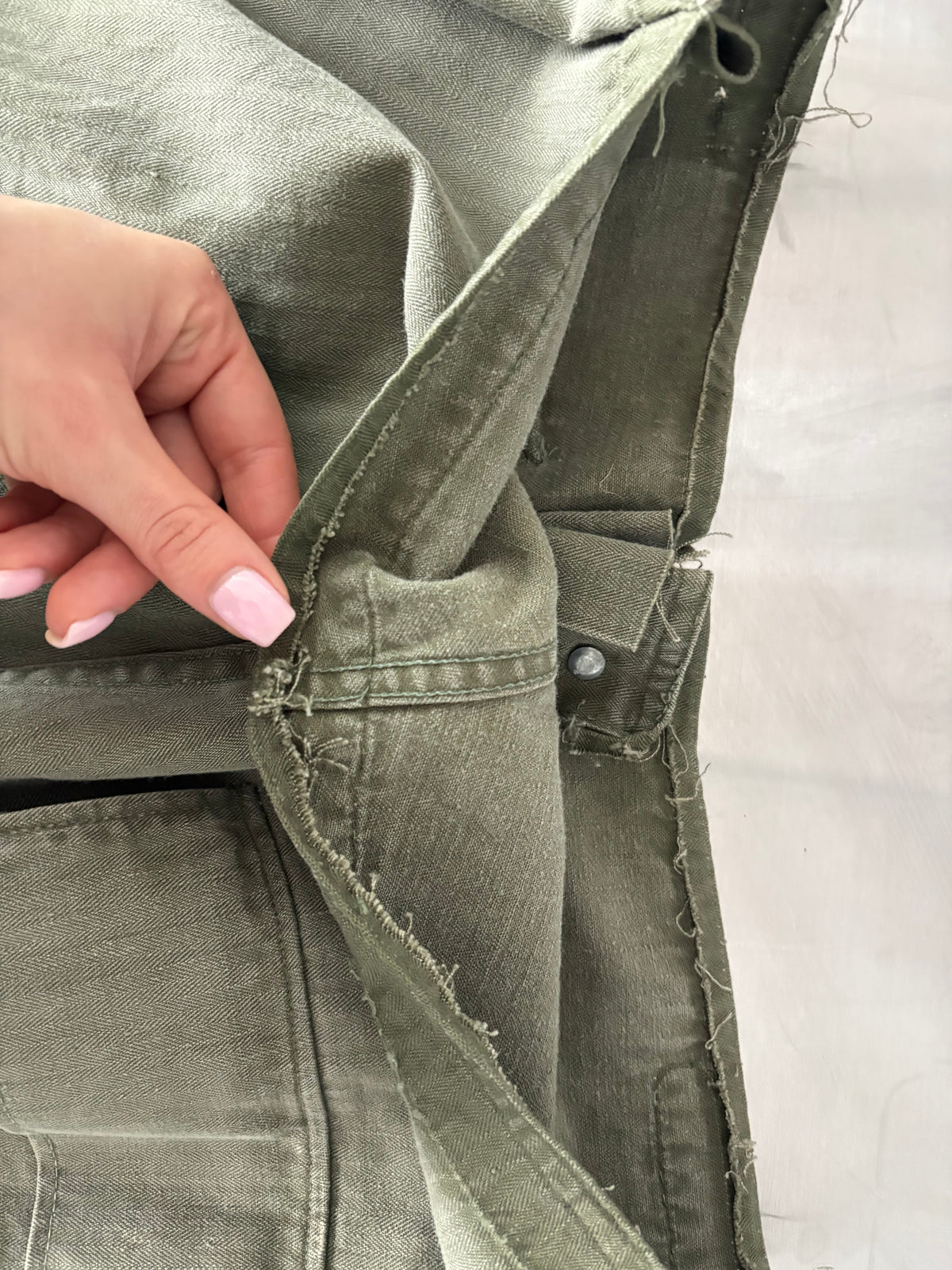 1940S HERRINGBONE PANTS