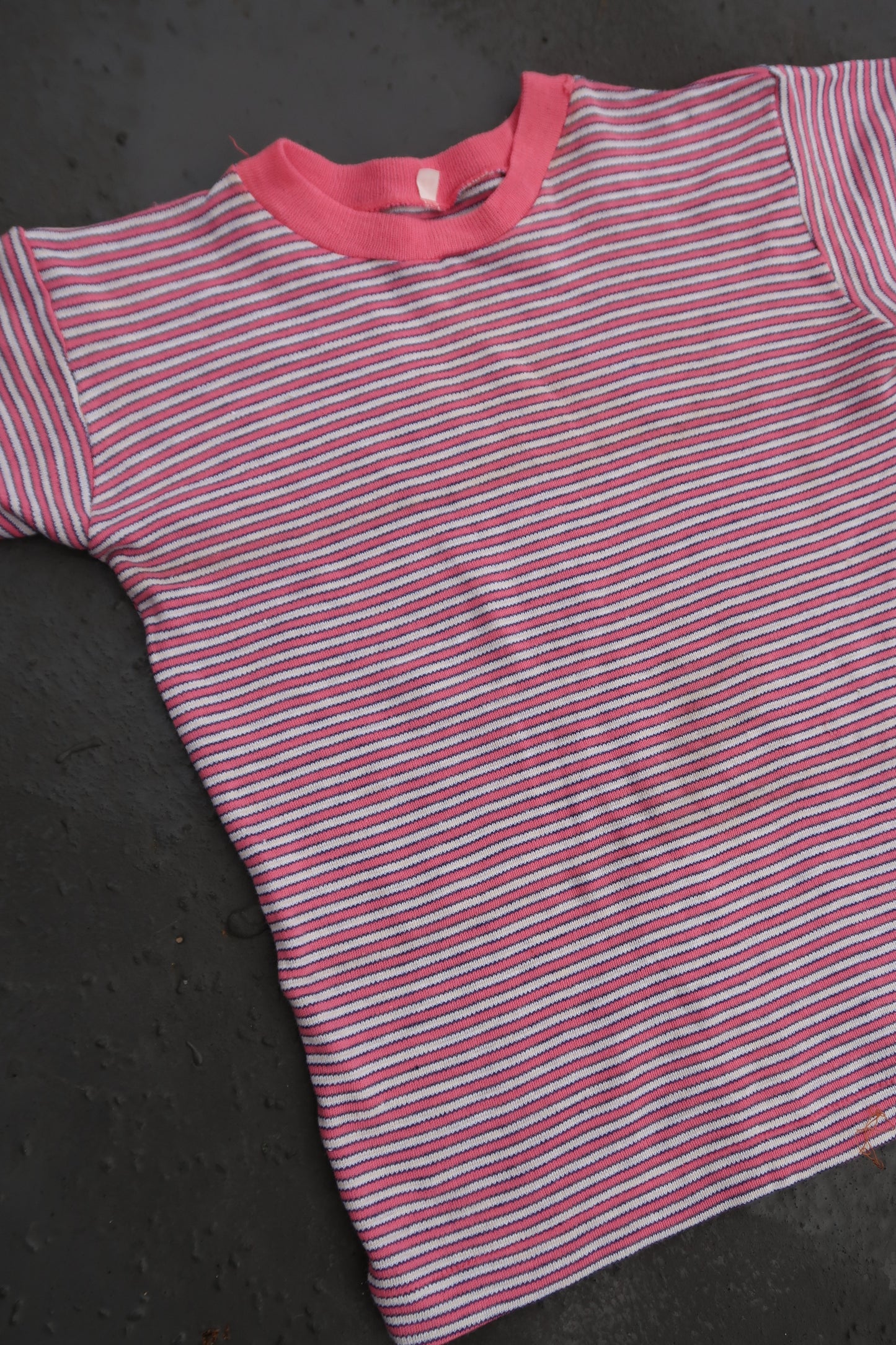 70s pink cotton tee