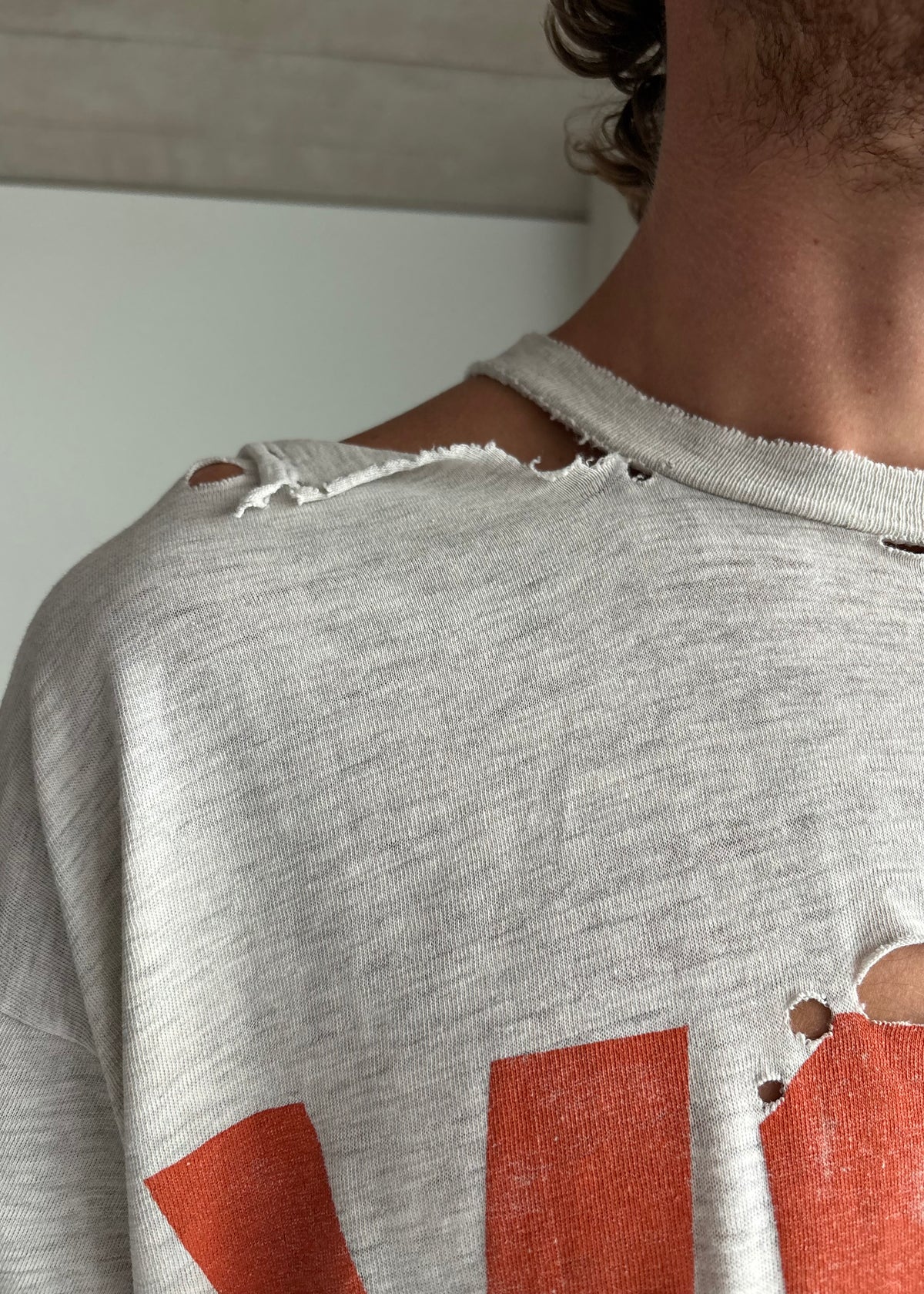 80S EARLY 90S VIRGINIA THRASHED TEE