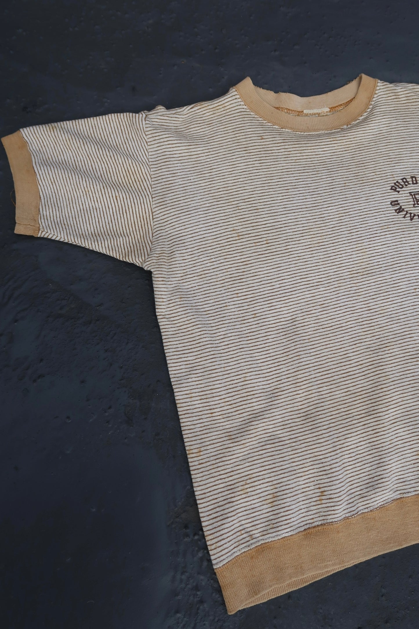 60s stripe sweatshirt