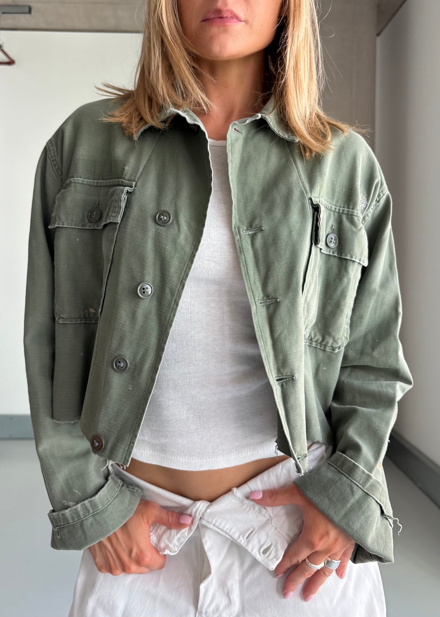 60S CROPPED US ARMY JACKET
