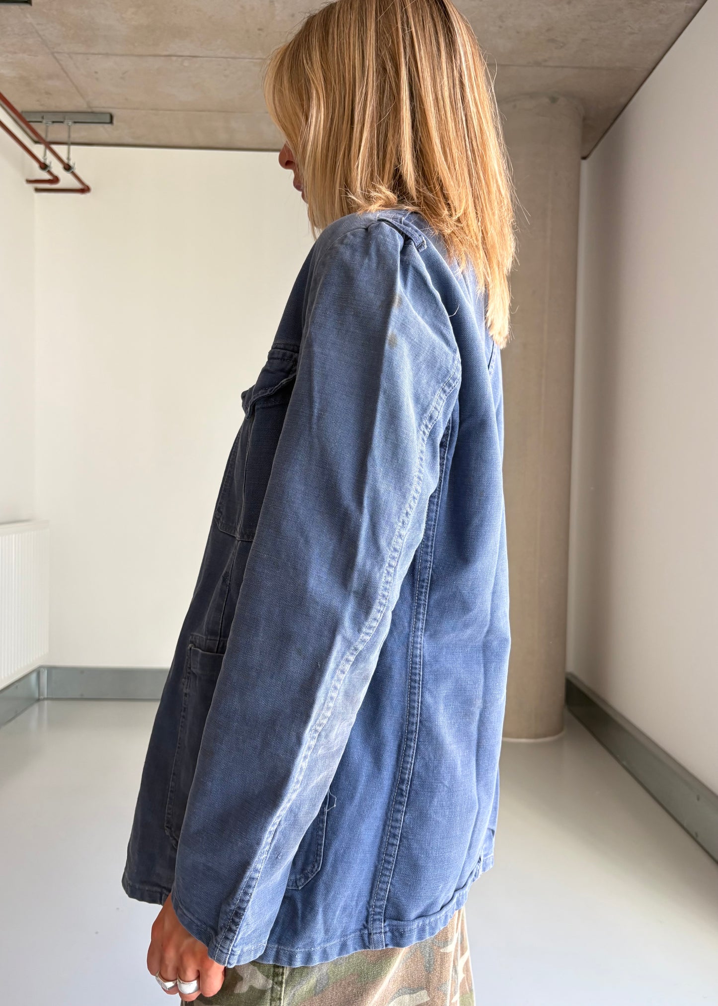 1940S BLUE MILITARY JACKET