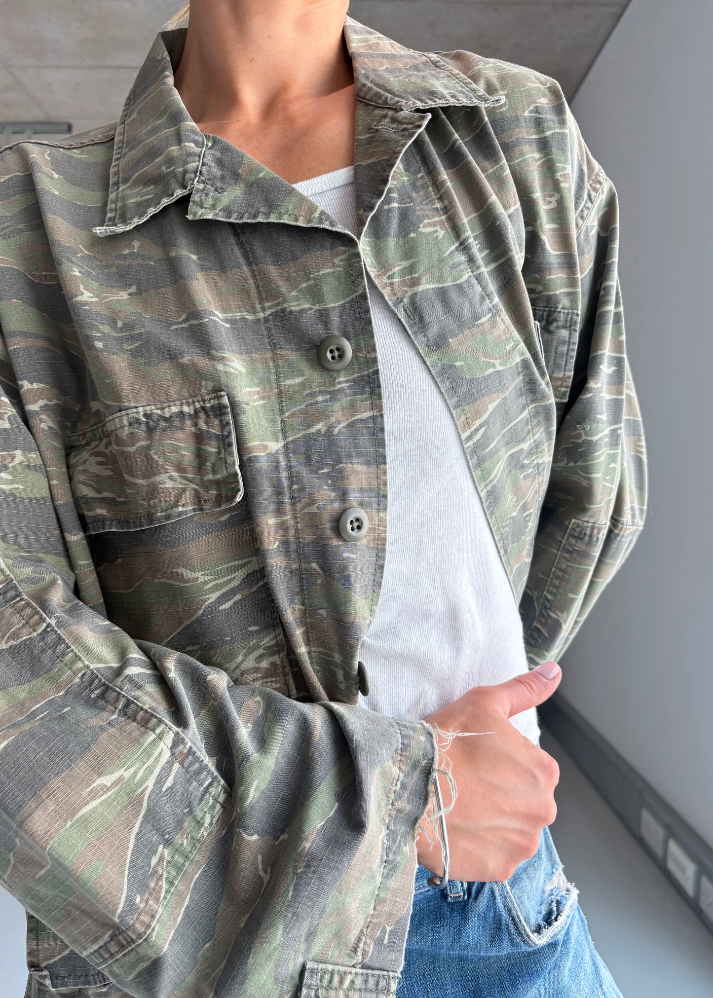 1980s camo shirt