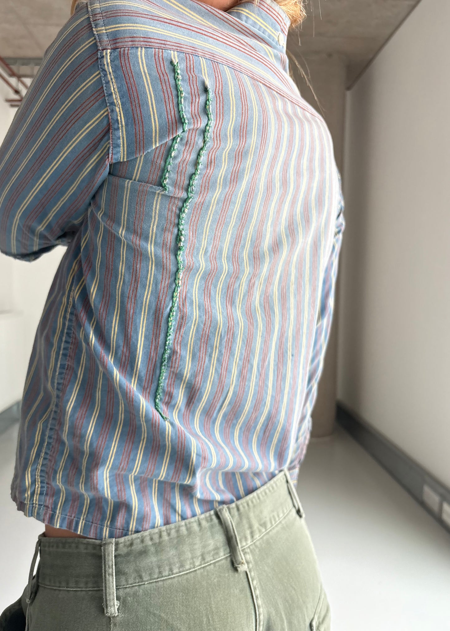 50S THRASHED STRIPE SHIRT