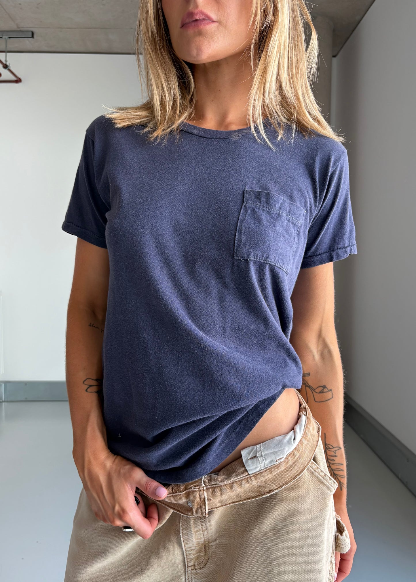 70S SELVEDGE POCKET TEE