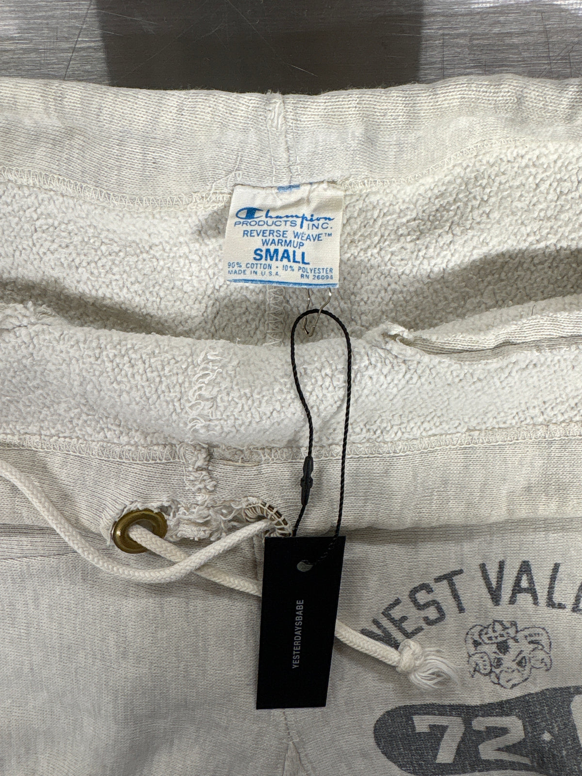 1970s Champion blue bar shorts