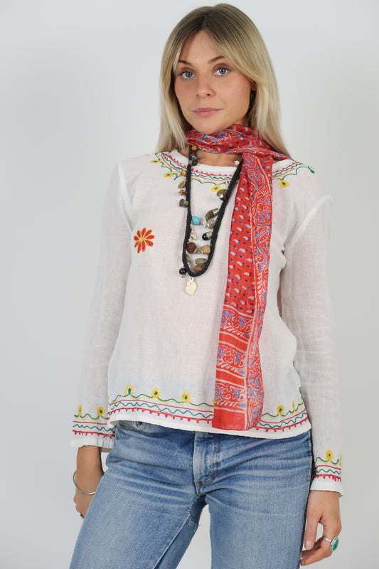 1960s silk scarf