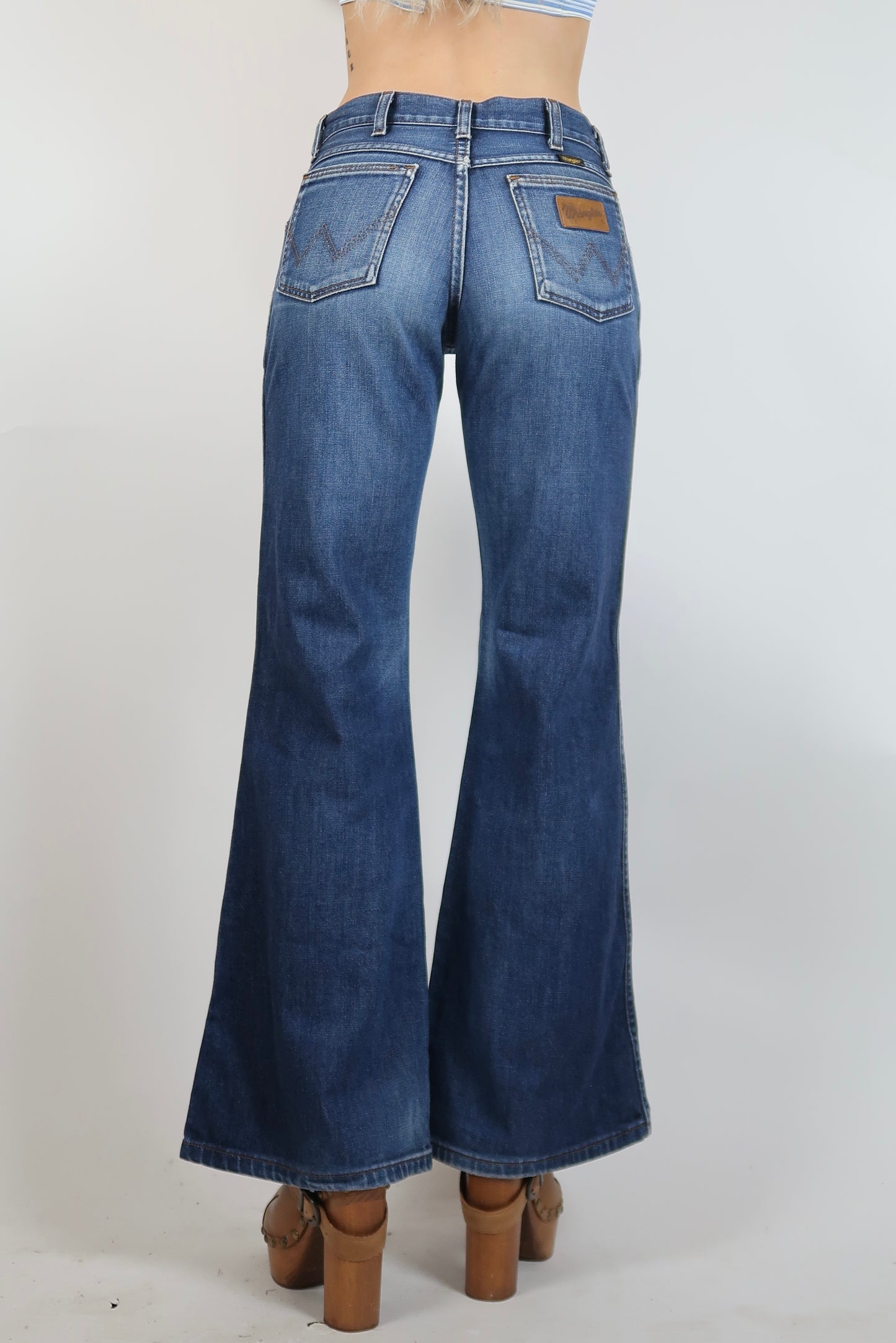 1990s Lower rise wrangler jeans