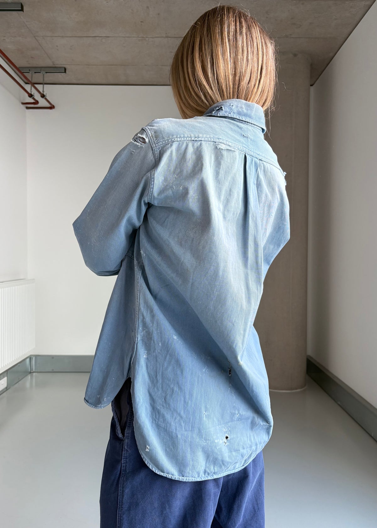 1950S MILITARY SHIRT THRASHED