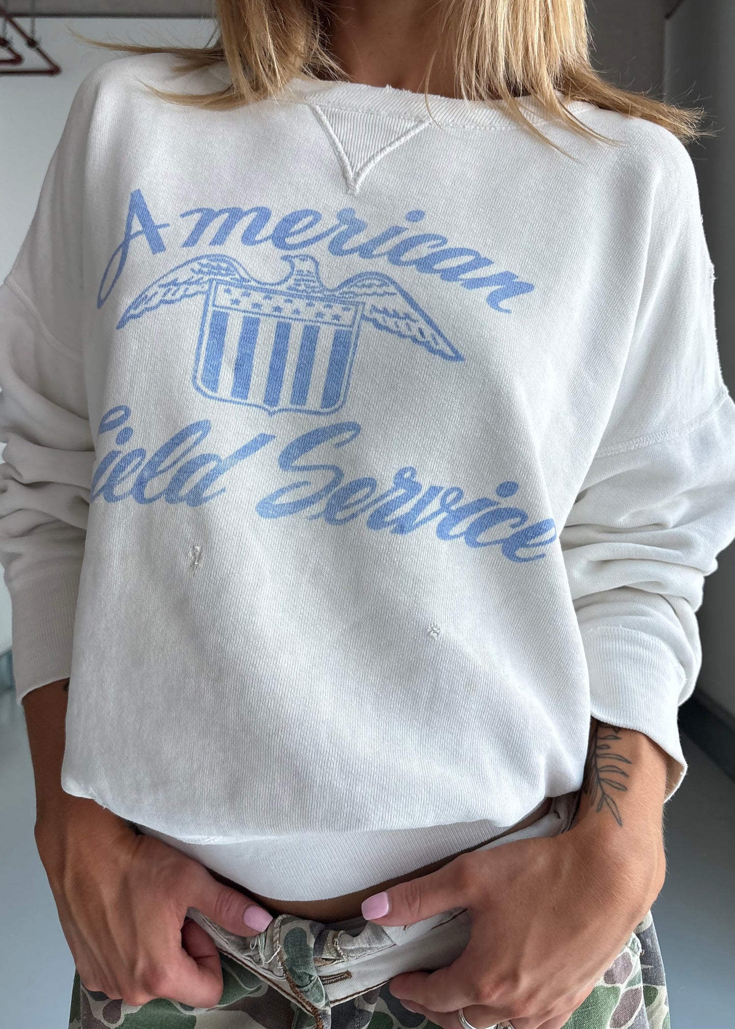 1950S AIR SERVICE SWEAT
