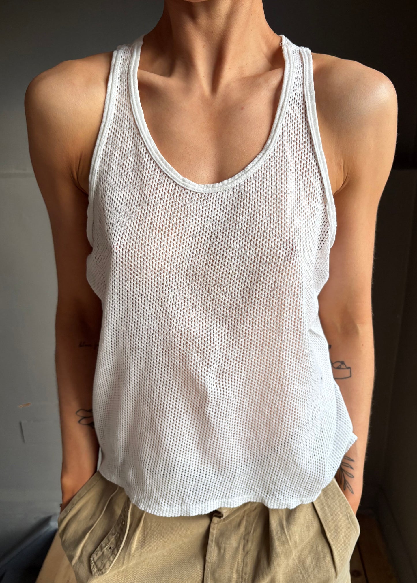 1950s mesh style vest