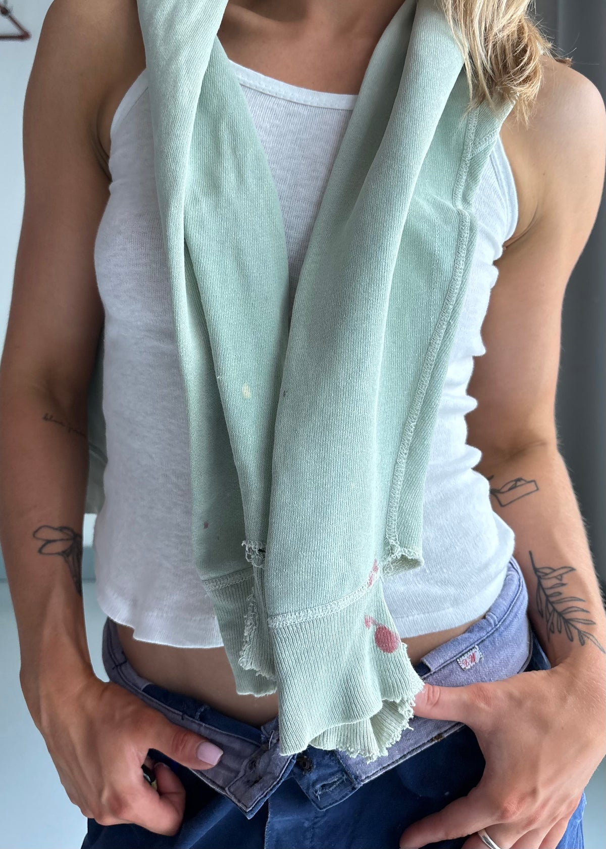 60s MINT GREEN SWEATSHIRT